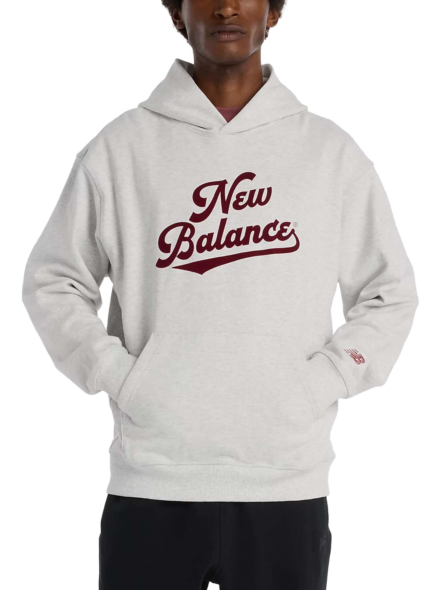 New Balance Athletics Legacy Hoodie Grigio