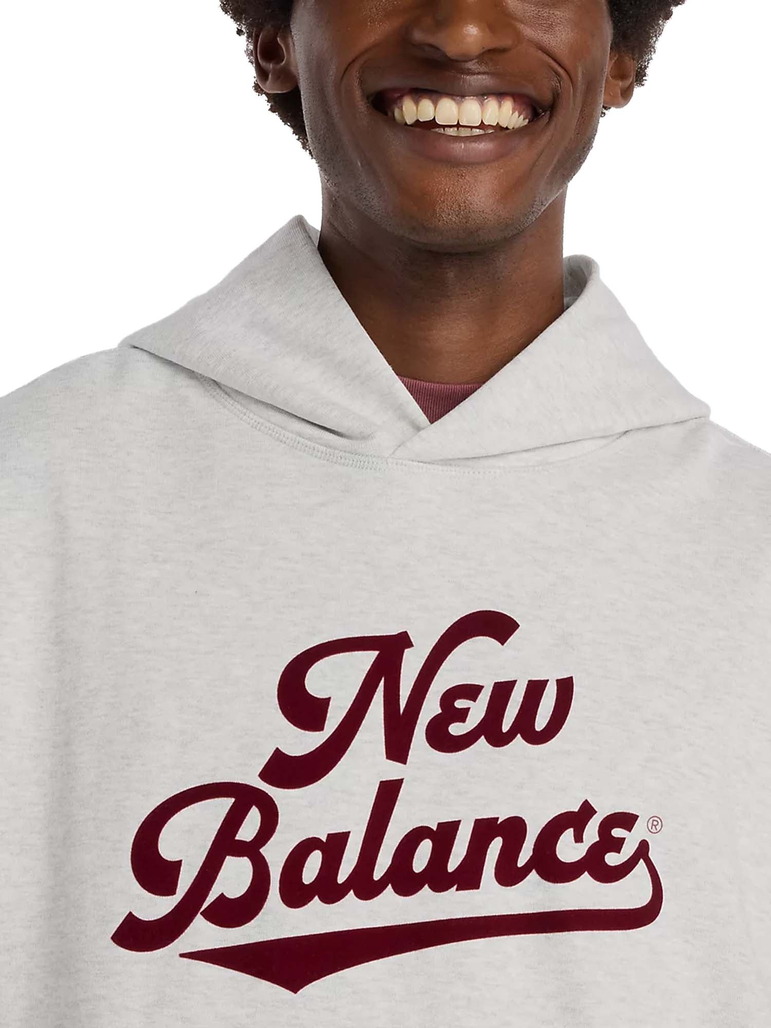 New Balance Athletics Legacy Hoodie Grigio