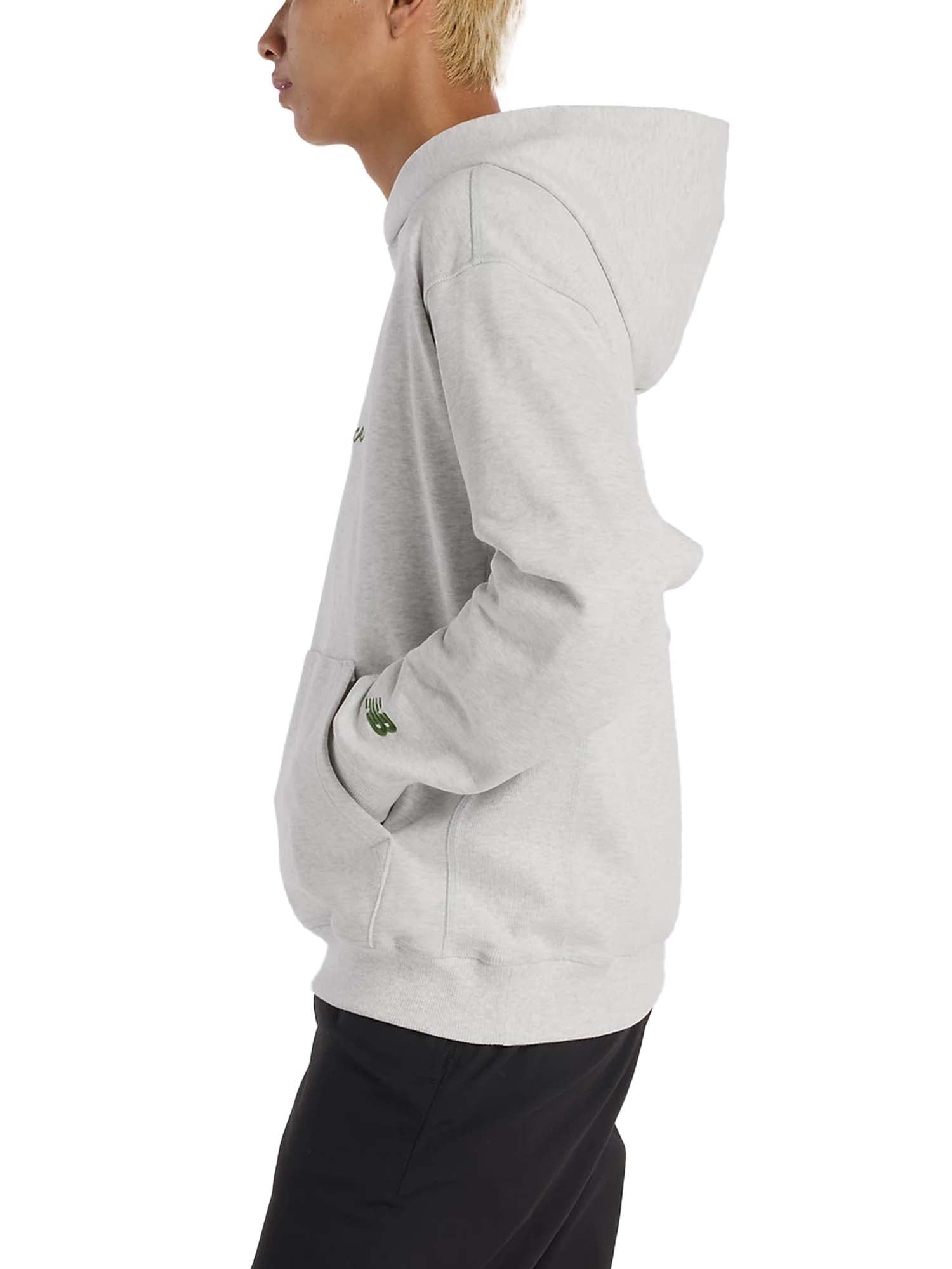 New Balance Athletics Signature Hoodie Grigio