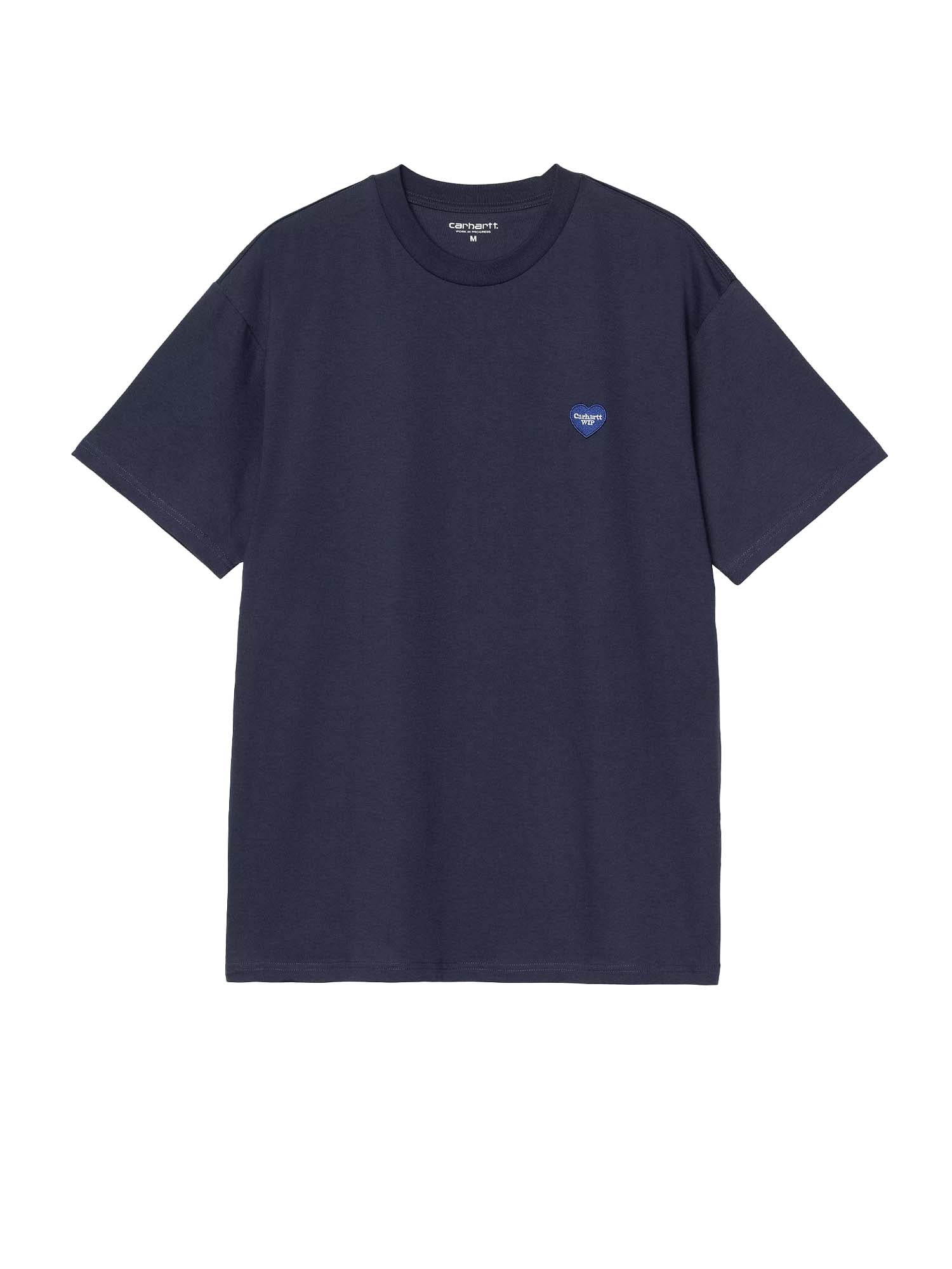 Carhartt Wip S/S Heart II Hartt T-Shirt Blu