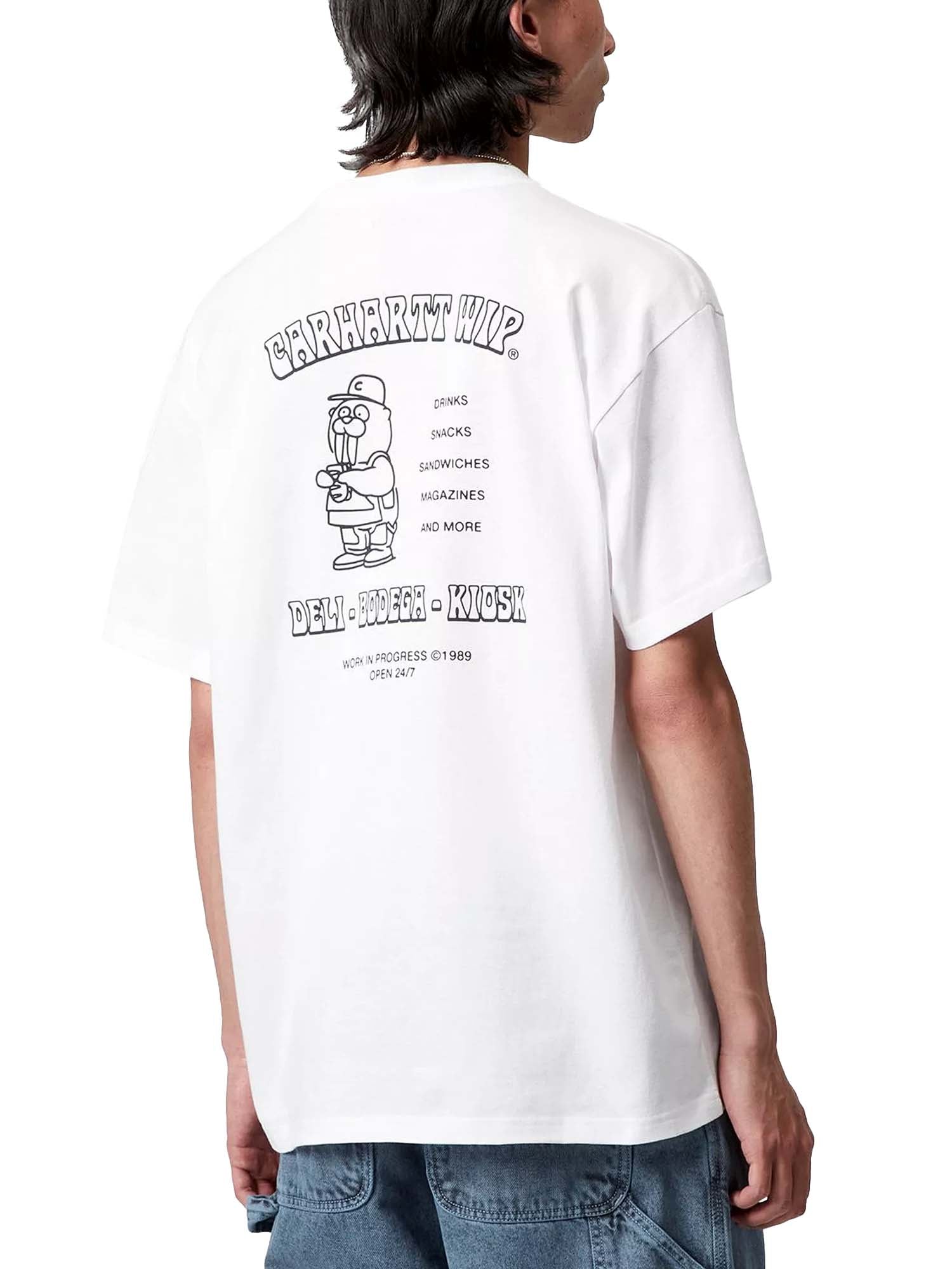 Carhartt Wip S/S Sandwich T-Shirt Bianco