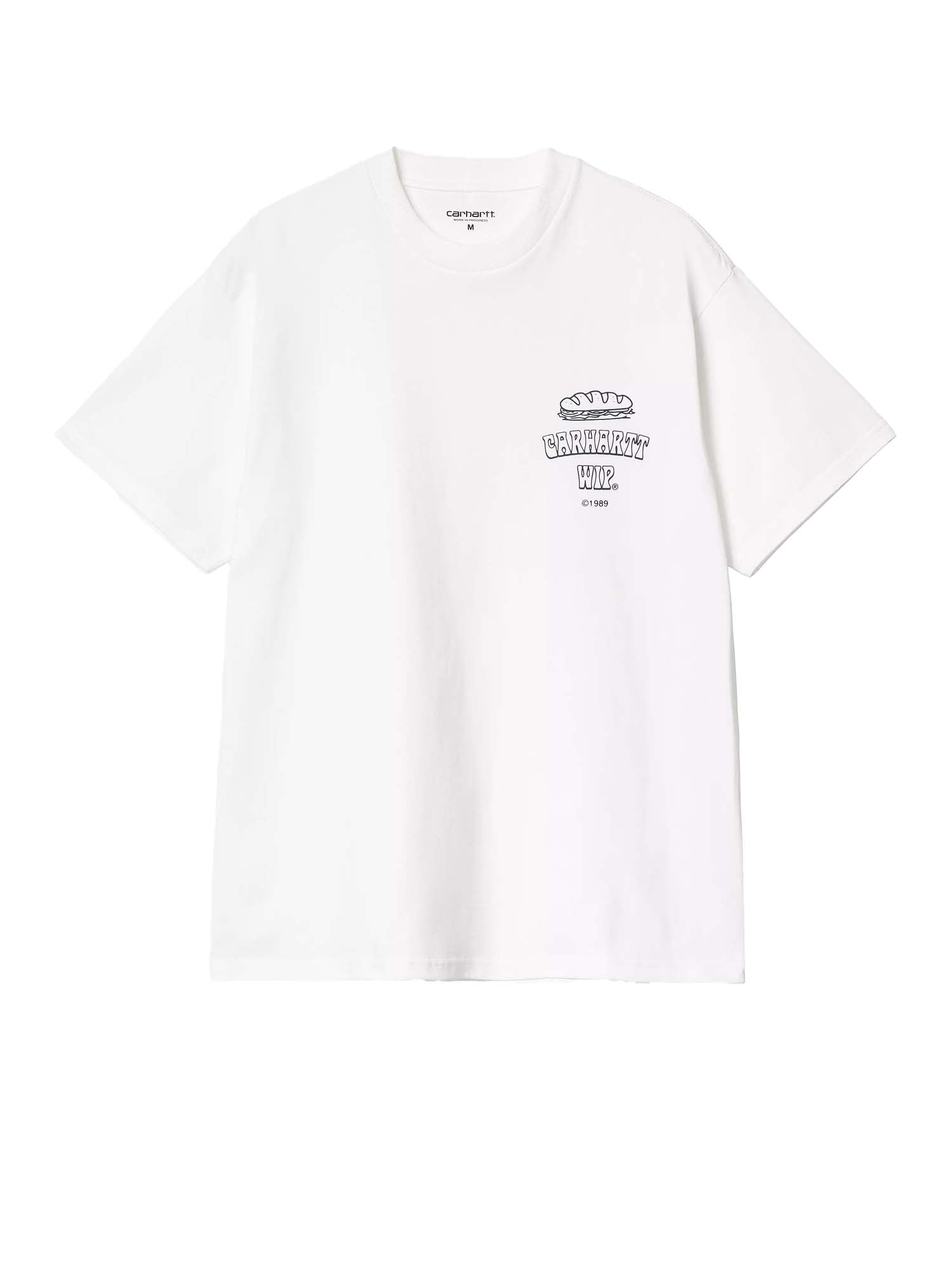 Carhartt Wip S/S Sandwich T-Shirt Bianco