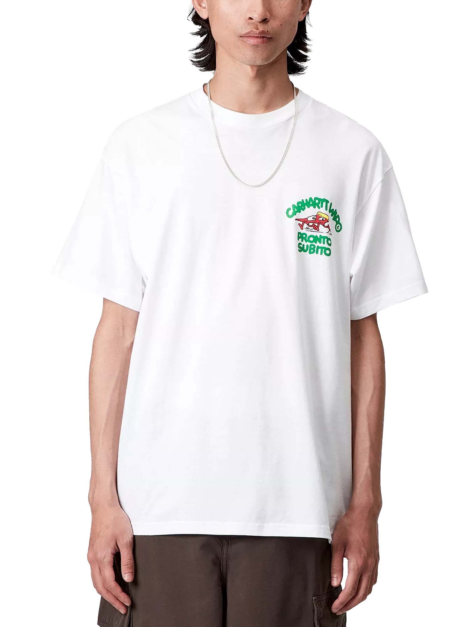 Carhartt Wip S/S Pronto T-Shirt Bianco