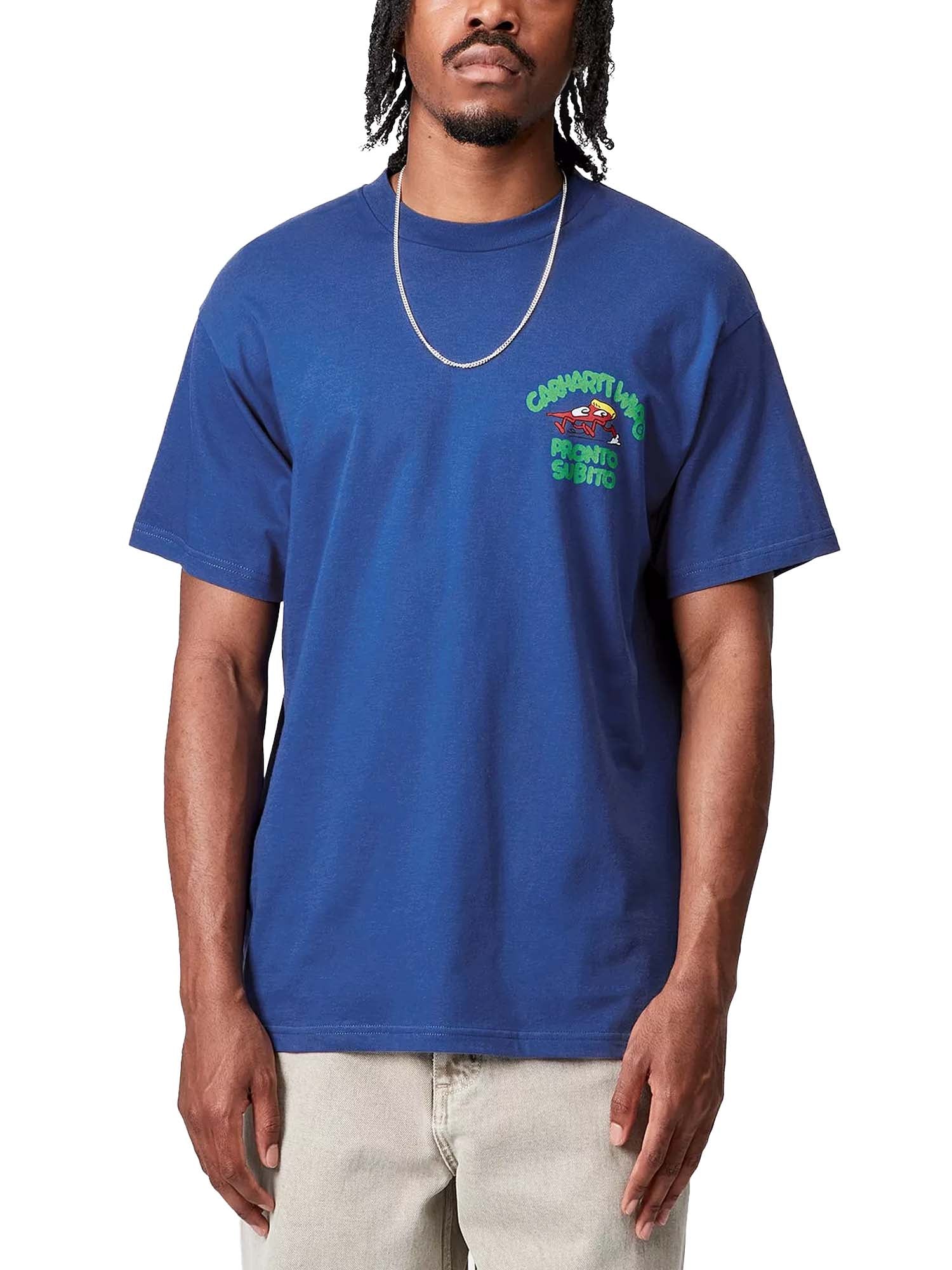 Carhartt Wip S/S Pronto T-Shirt Blu