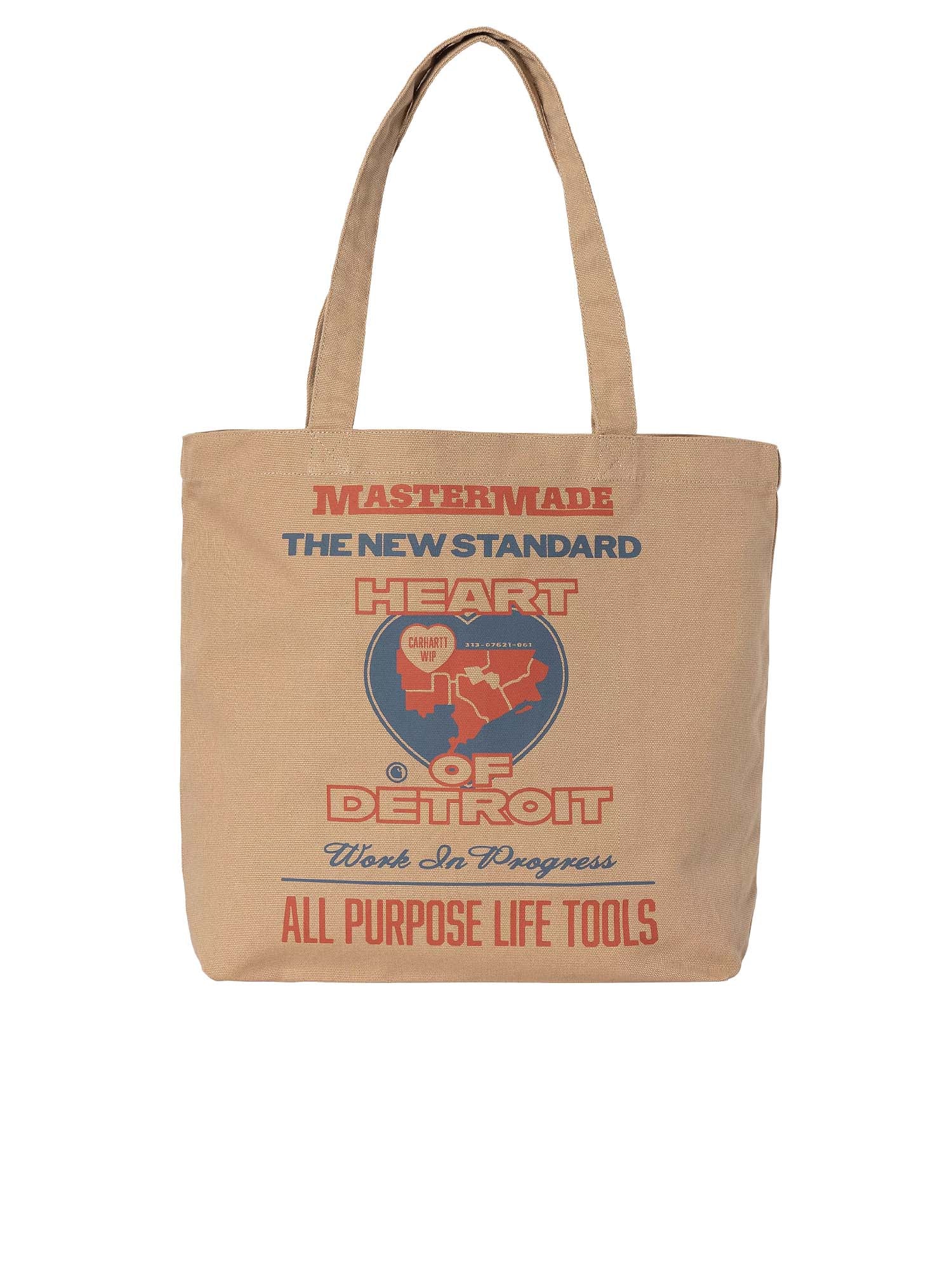 Carhartt Wip Canvas Graphic Tote Beige