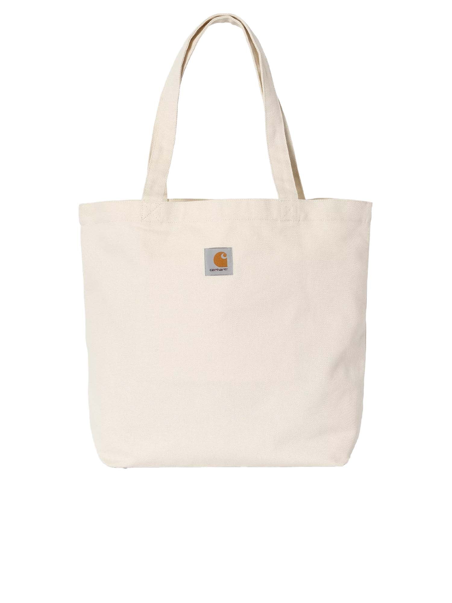 Carhartt Wip Canvas Graphic Tote Bianco