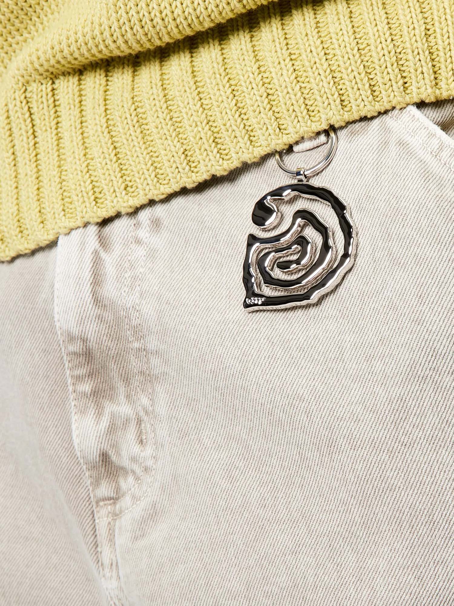 Carhartt Wip Helix Keychain Argento