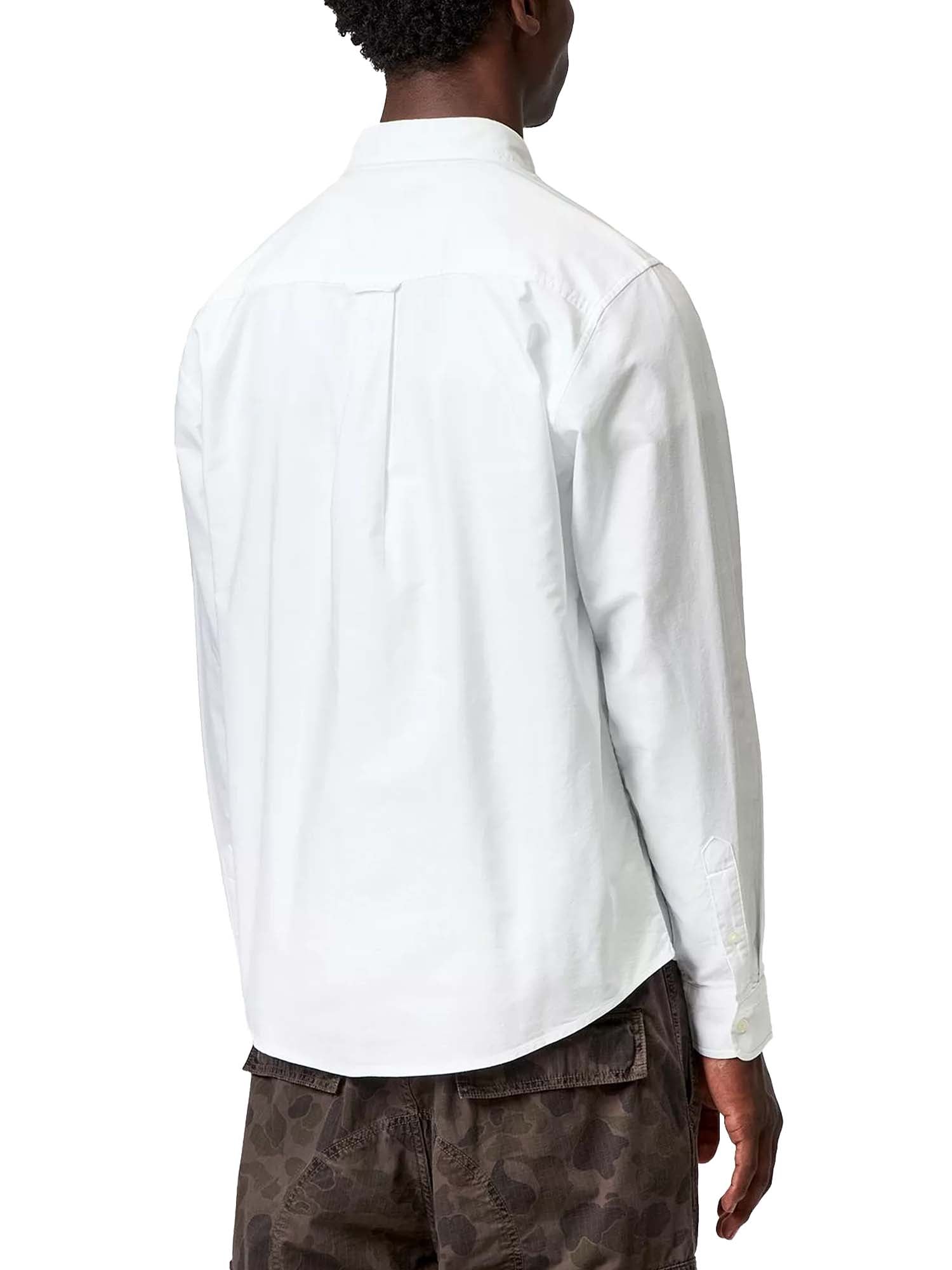 Carhartt Wip L/S C-Logo Shirt Bianco