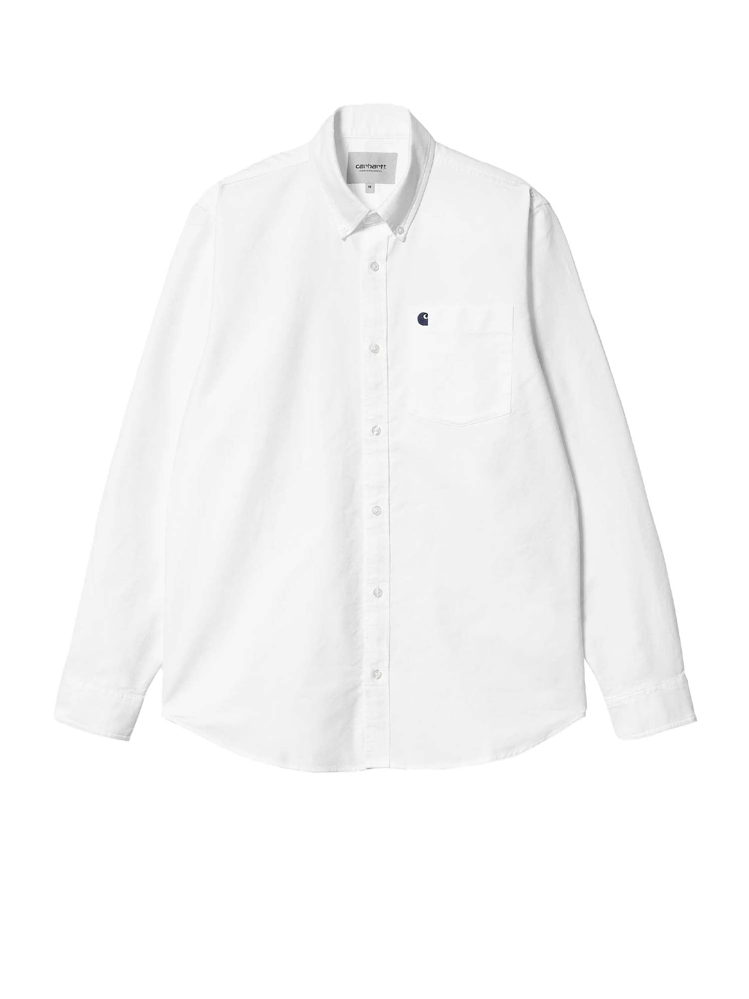 Carhartt Wip L/S C-Logo Shirt Bianco