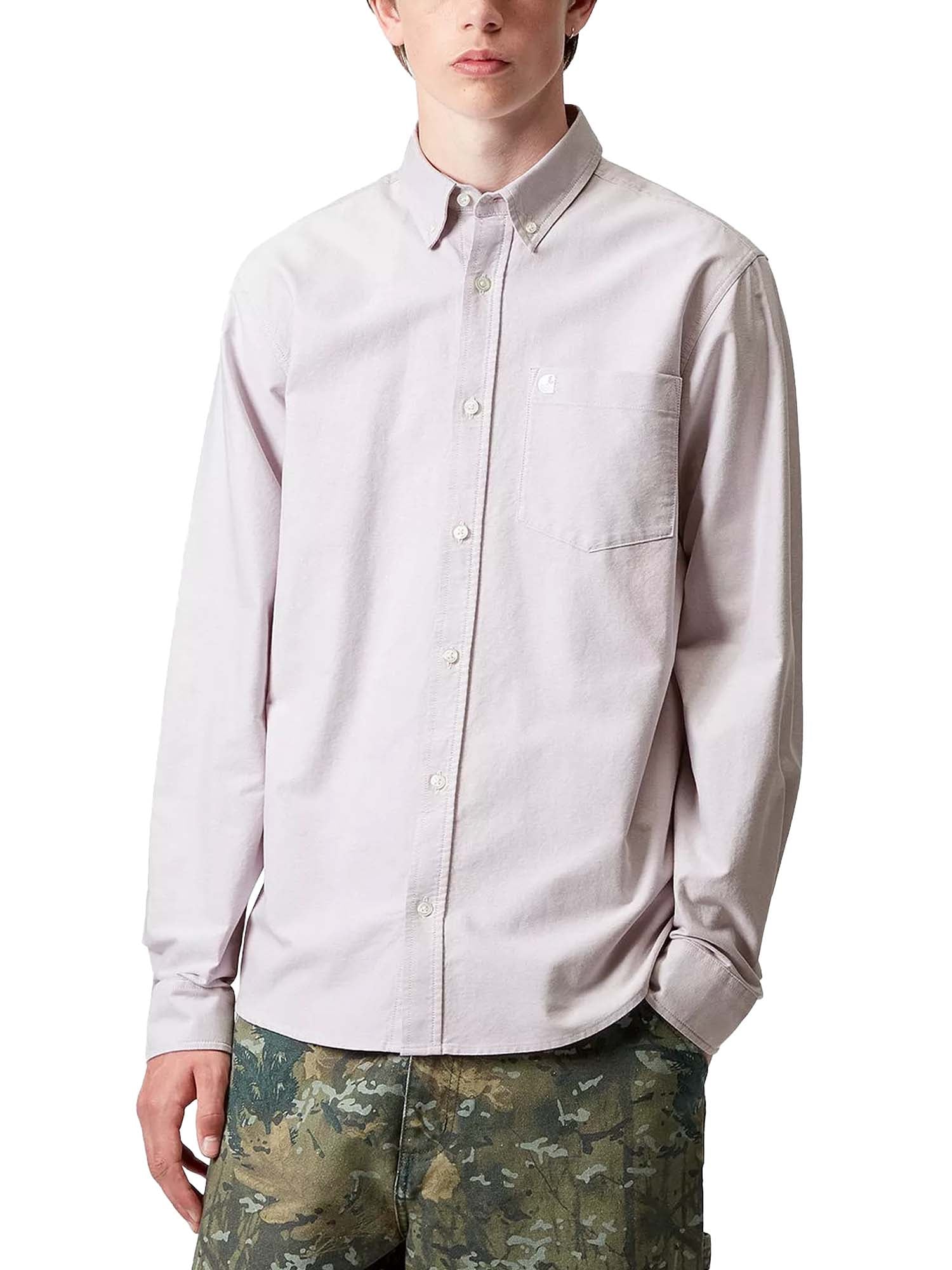 Carhartt Wip L/S C-Logo Shirt Rosa