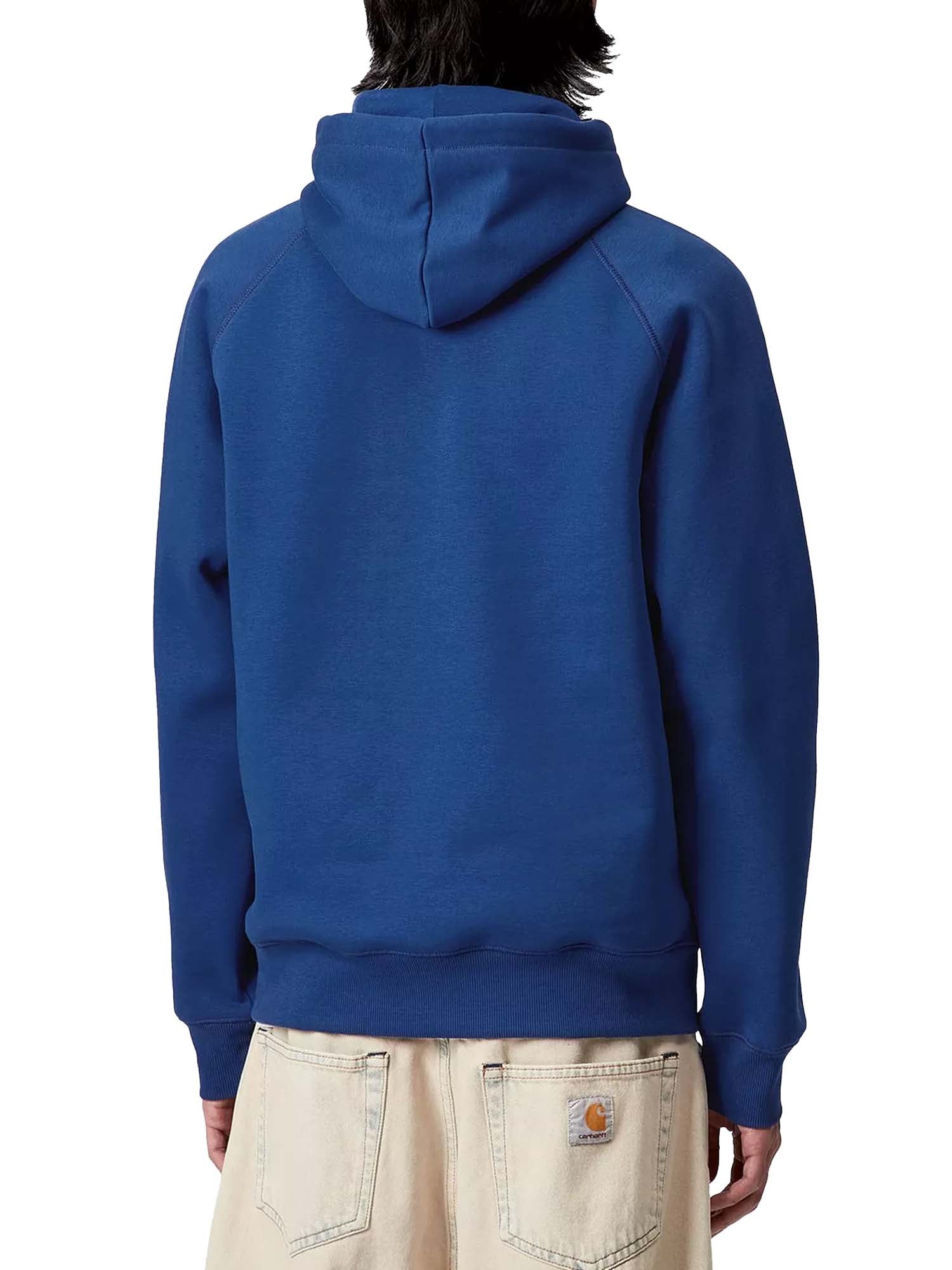 Carhartt Wip Hooded Chase Sweatshirt Blu