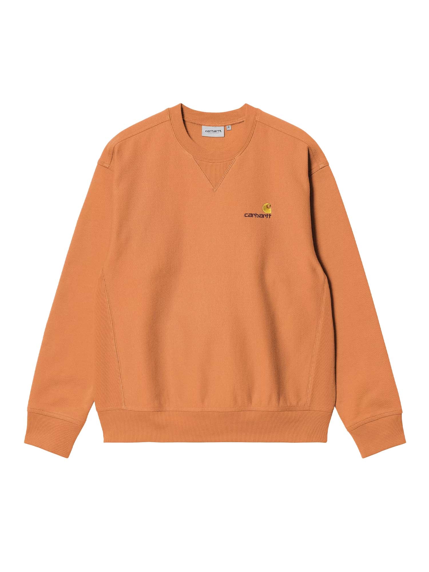 Carhartt Wip American Script Sweatshirt Arancione