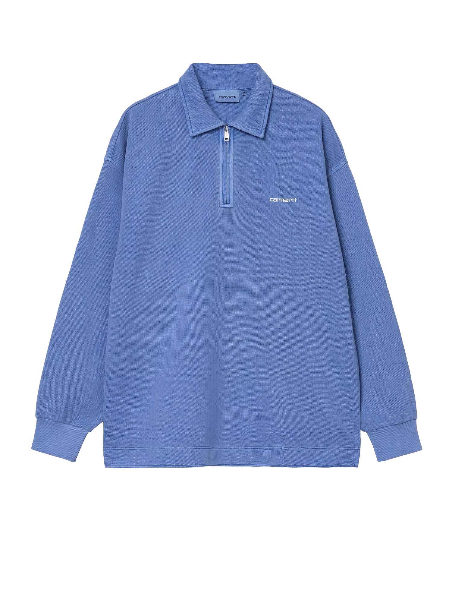 Carhartt Wip Sweatshirt PiqueScript Blu
