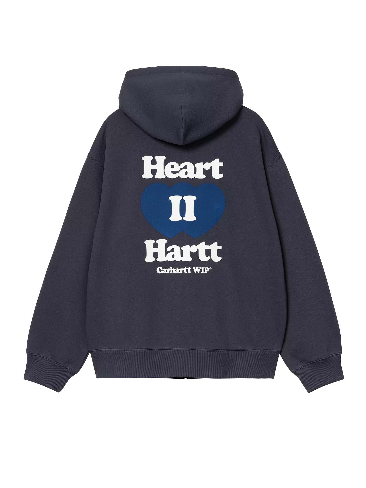 Carhartt Wip Hooded Heart II Hartt Sweat Jacket Blu