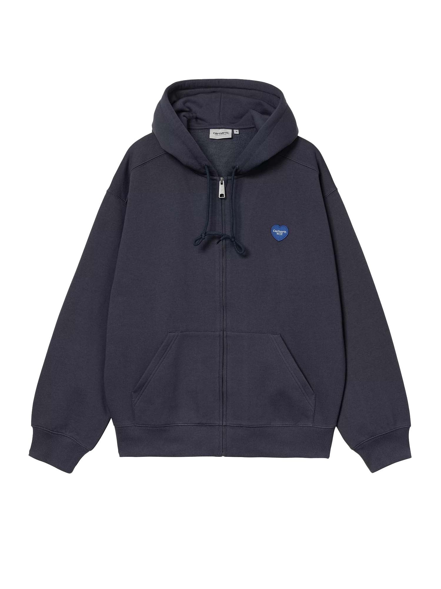 Carhartt Wip Hooded Heart II Hartt Sweat Jacket Blu