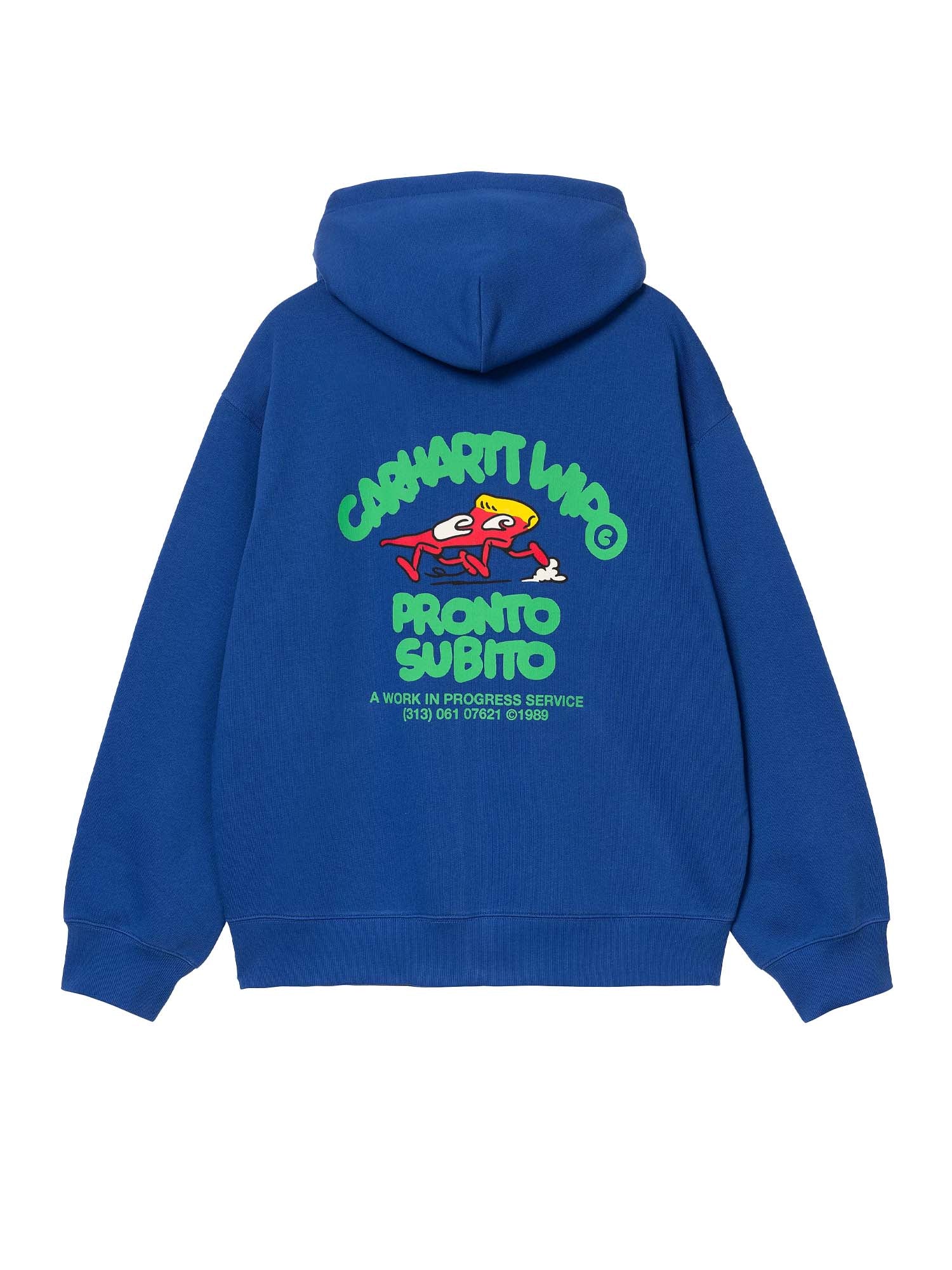 Carhartt Wip Hooded Pronto Sweat Jacket Blu