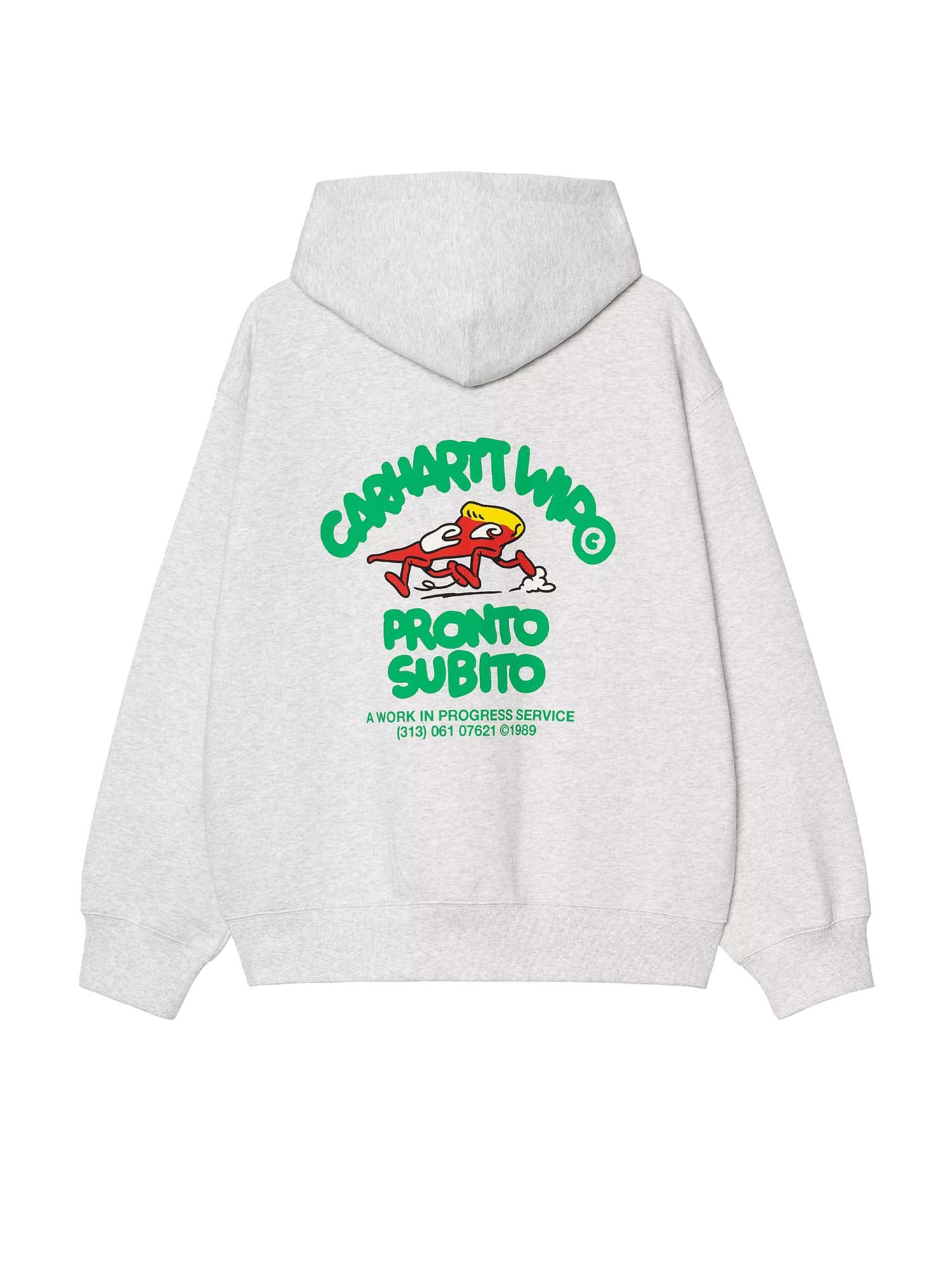 Carhartt Wip Hooded Pronto Sweat Jacket Grigio