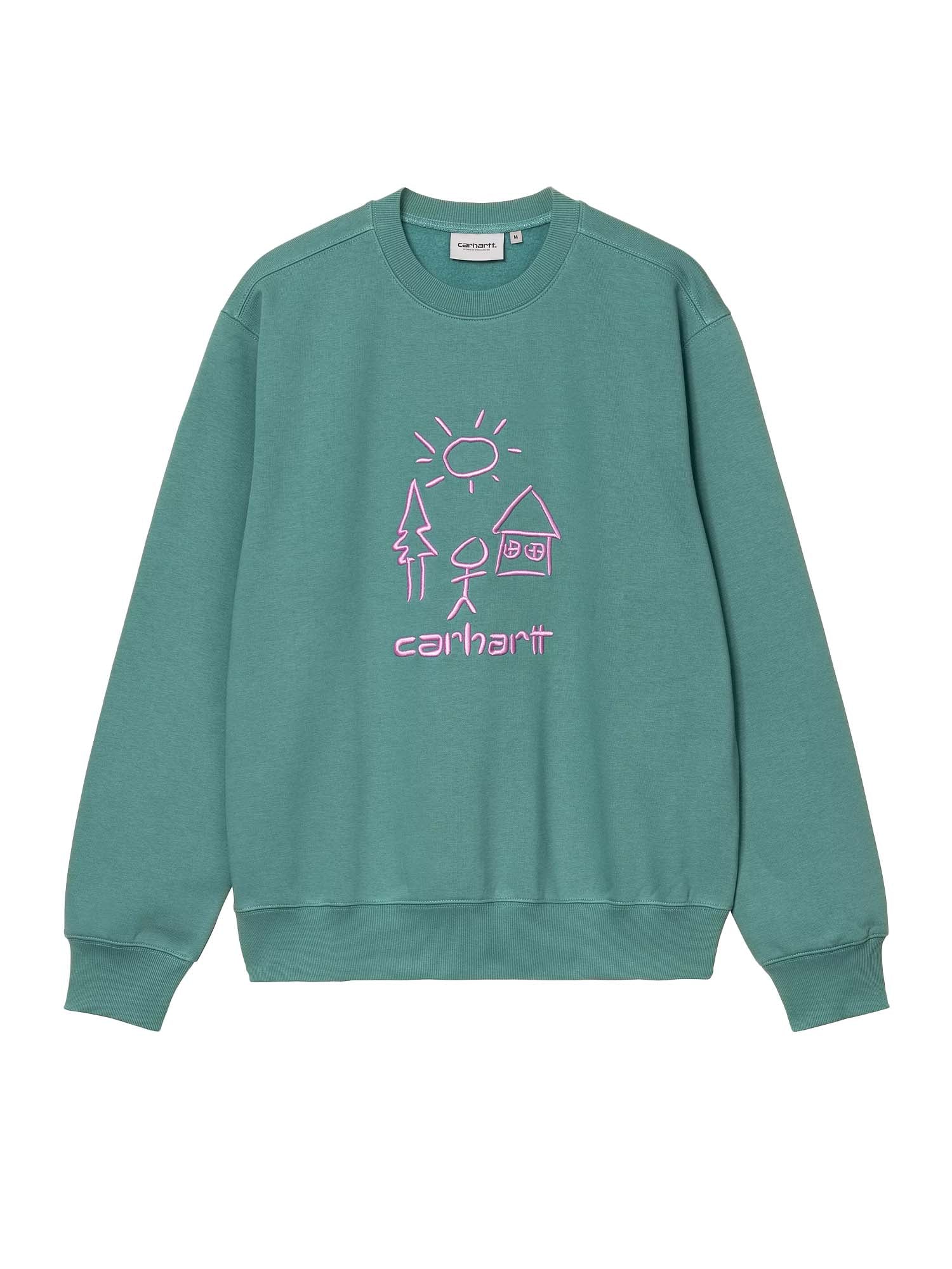Carhartt Wip Masterpiece Sweatshirt Verde