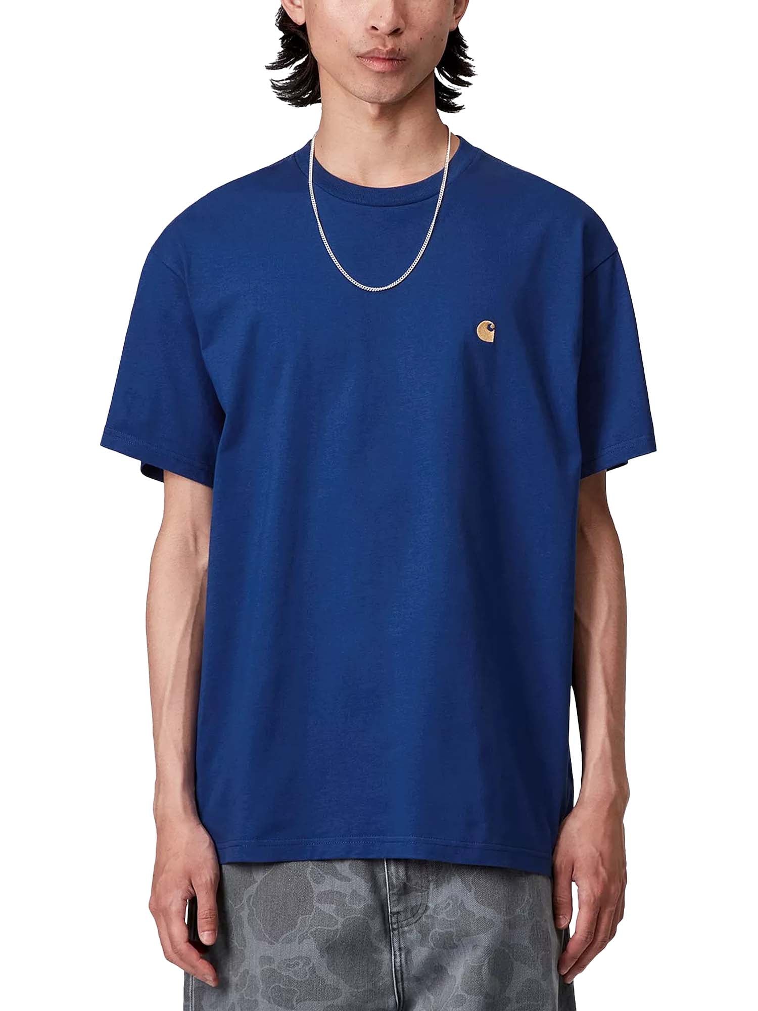 Carhartt Wip S/S Chase T-Shirt Blu