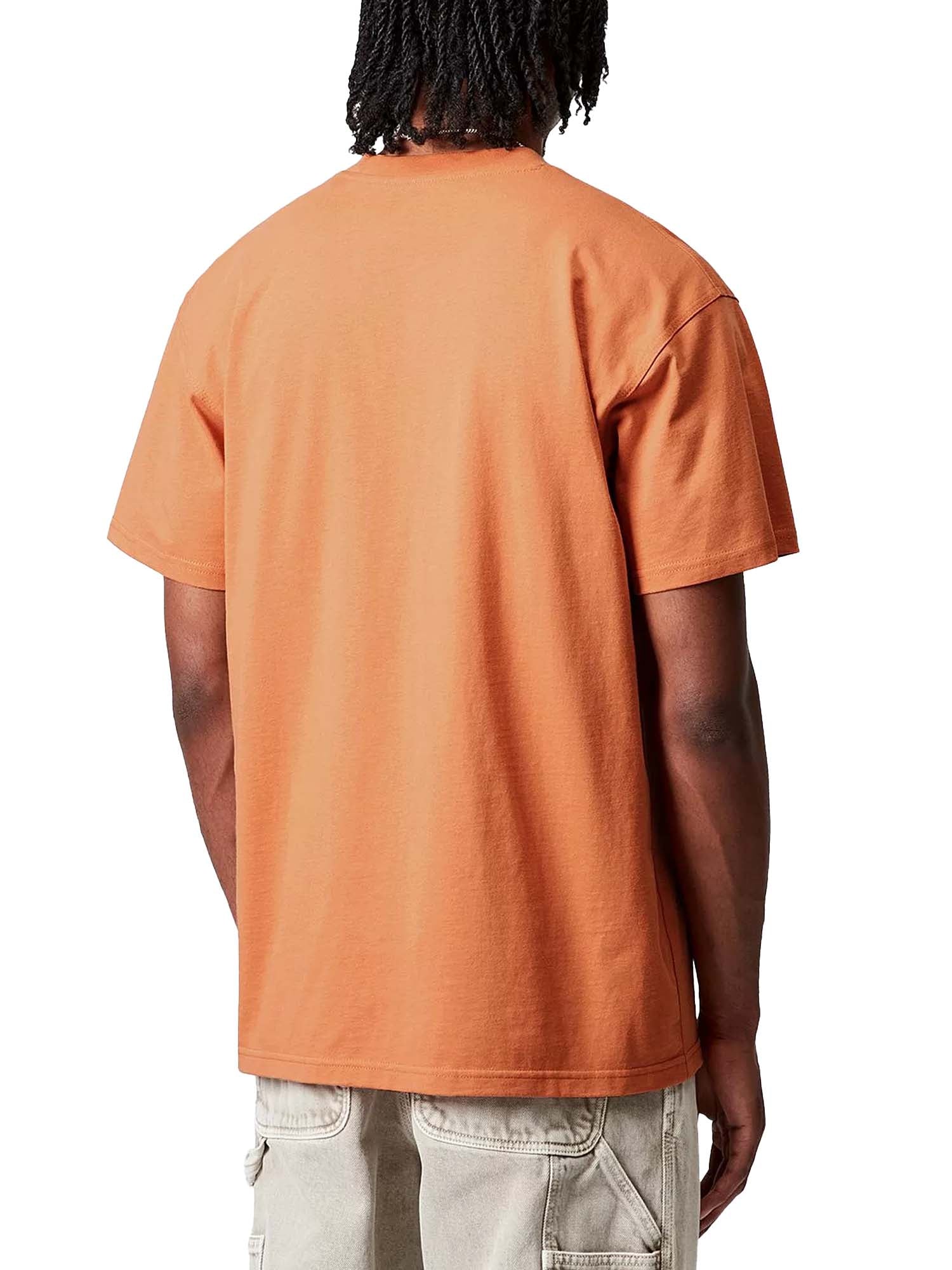 Carhartt Wip S/S American Script T-Shirt Arancione