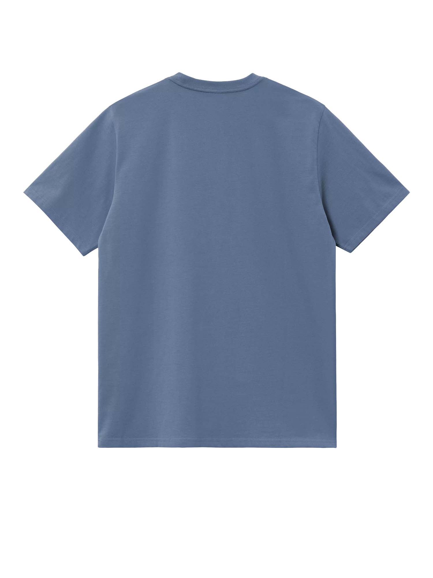 Carhartt Wip S/S American Script T-Shirt Azzurro