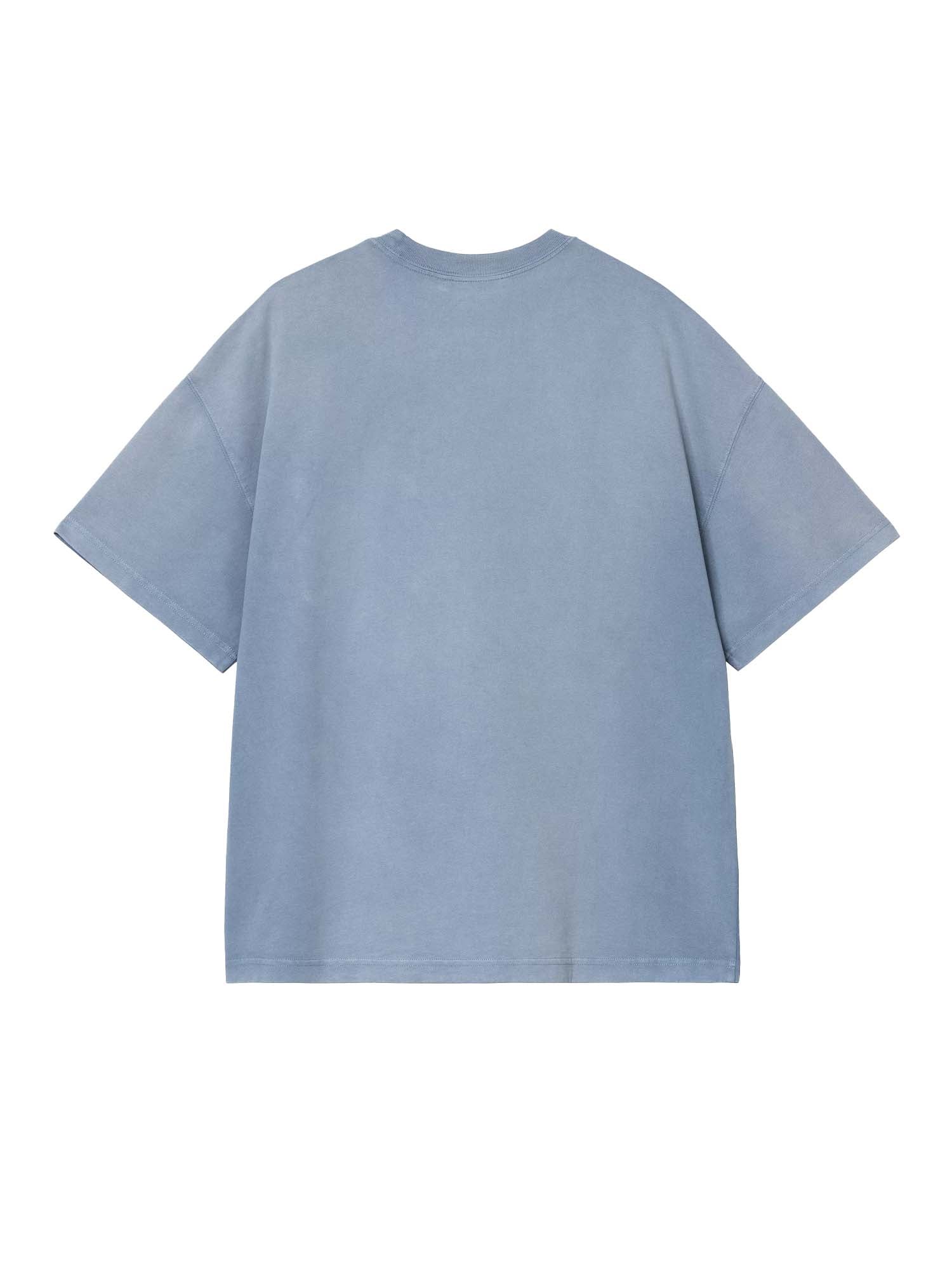 Carhartt Wip S/S Hudson Pocket T-Shirt Azzurro