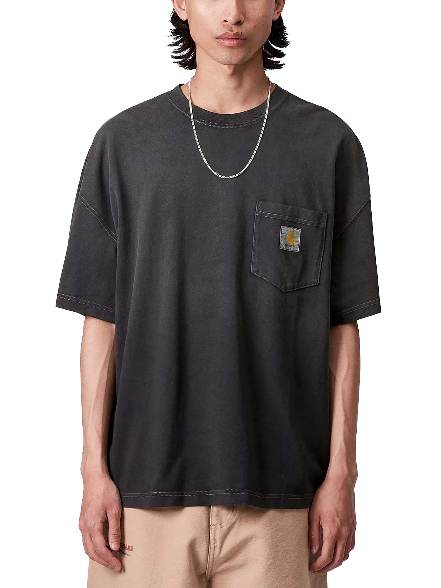 Carhartt Wip S/S Hudson Pocket T-Shirt Nero