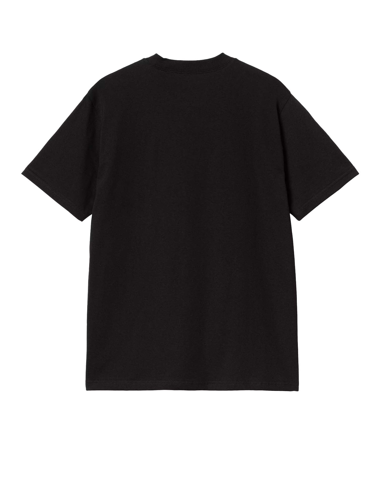Carhartt Wip T-Shirt S/S Solar Chrome Script Nero