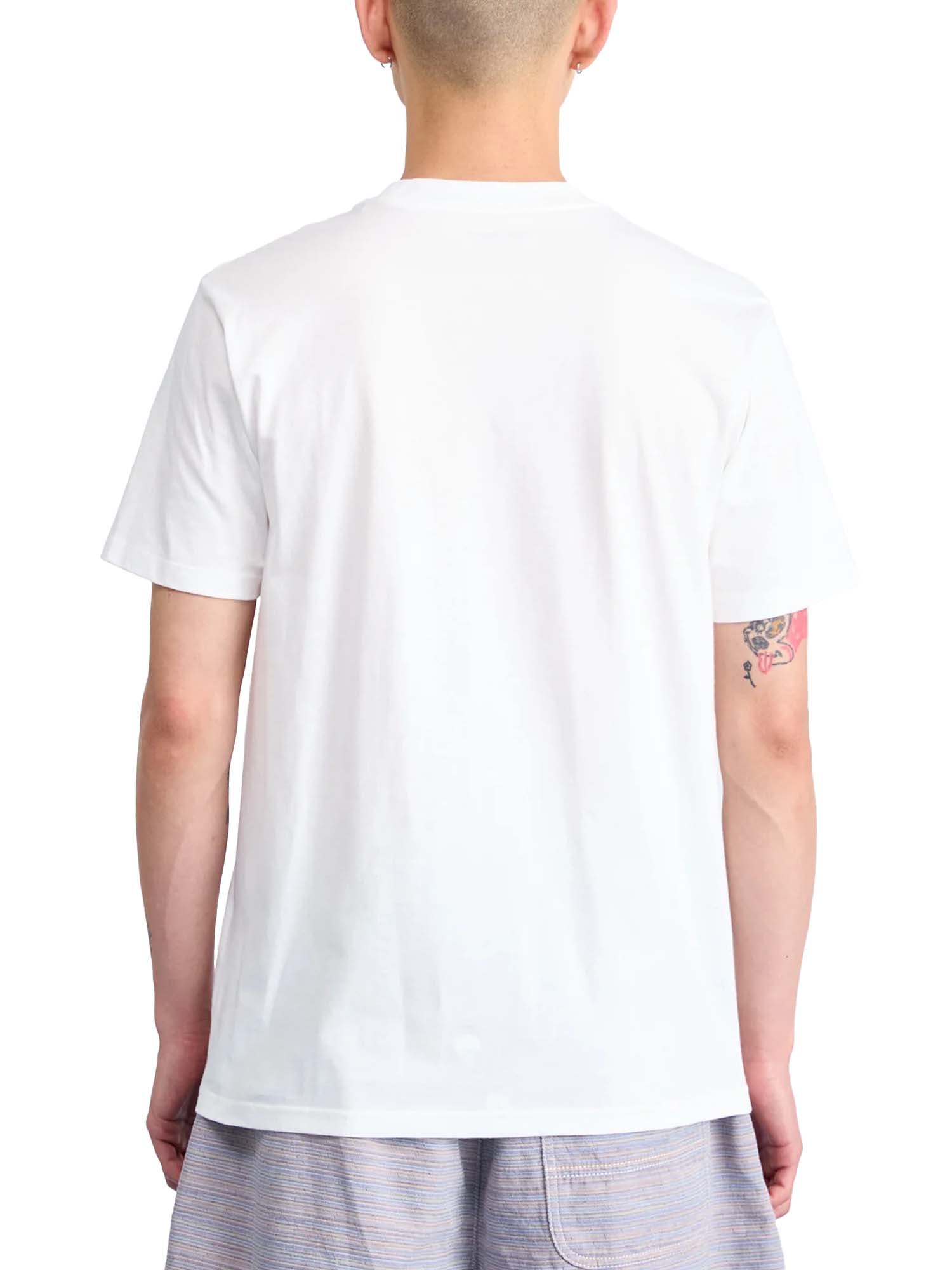Carhartt Wip T-Shirt S/S Solar Chrome Script Bianco