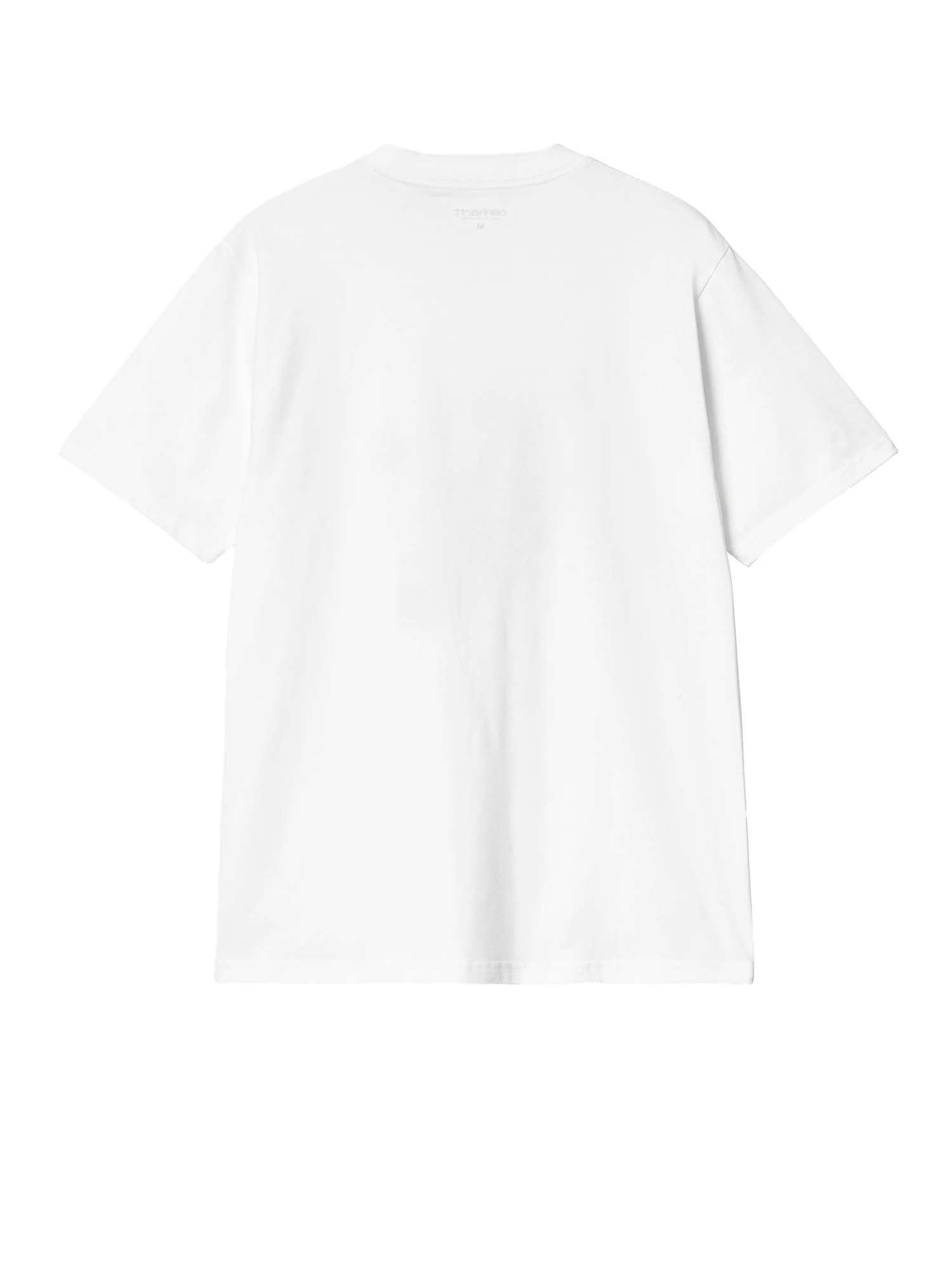 Carhartt Wip S/S Solar Chrome C-Logo T-Shirt Bianco
