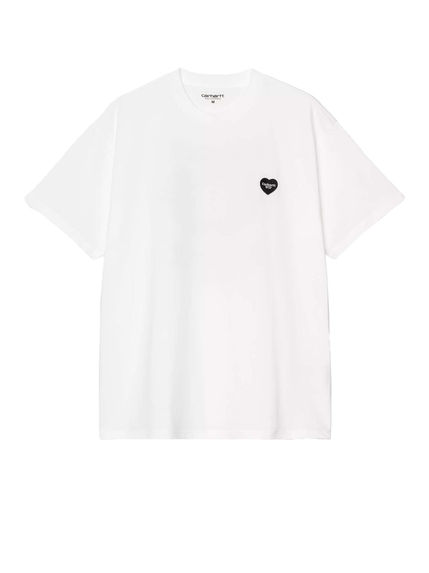 Carhartt Wip S/S Heart II Hartt T-Shirt Bianco