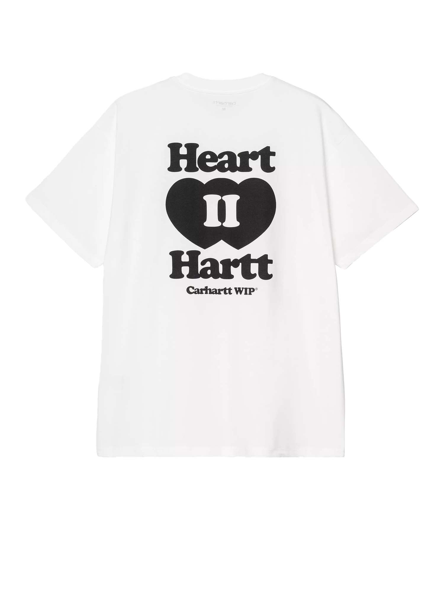 Carhartt Wip S/S Heart II Hartt T-Shirt Bianco