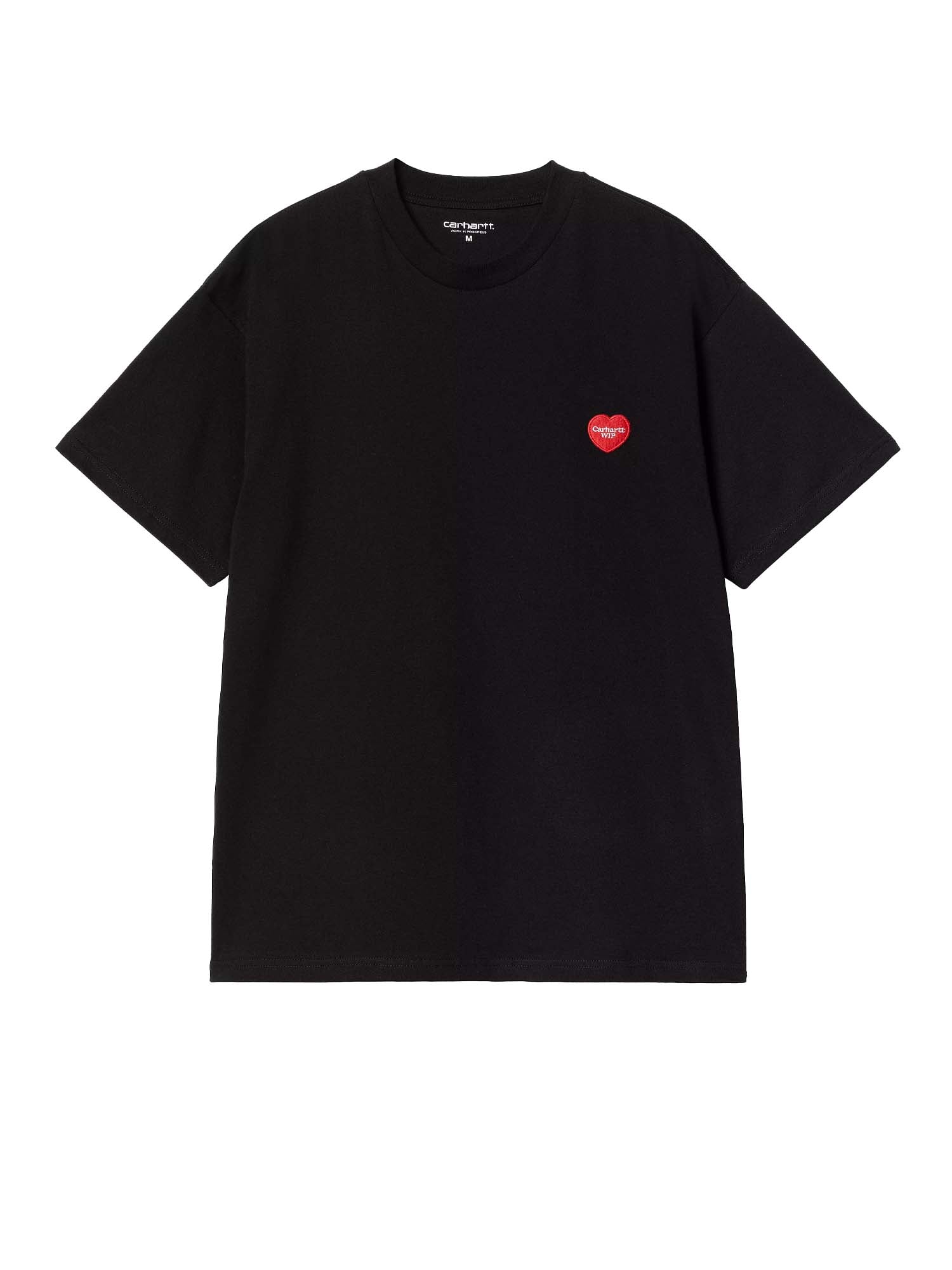 Carhartt Wip S/S Heart II Hartt T-Shirt Nero
