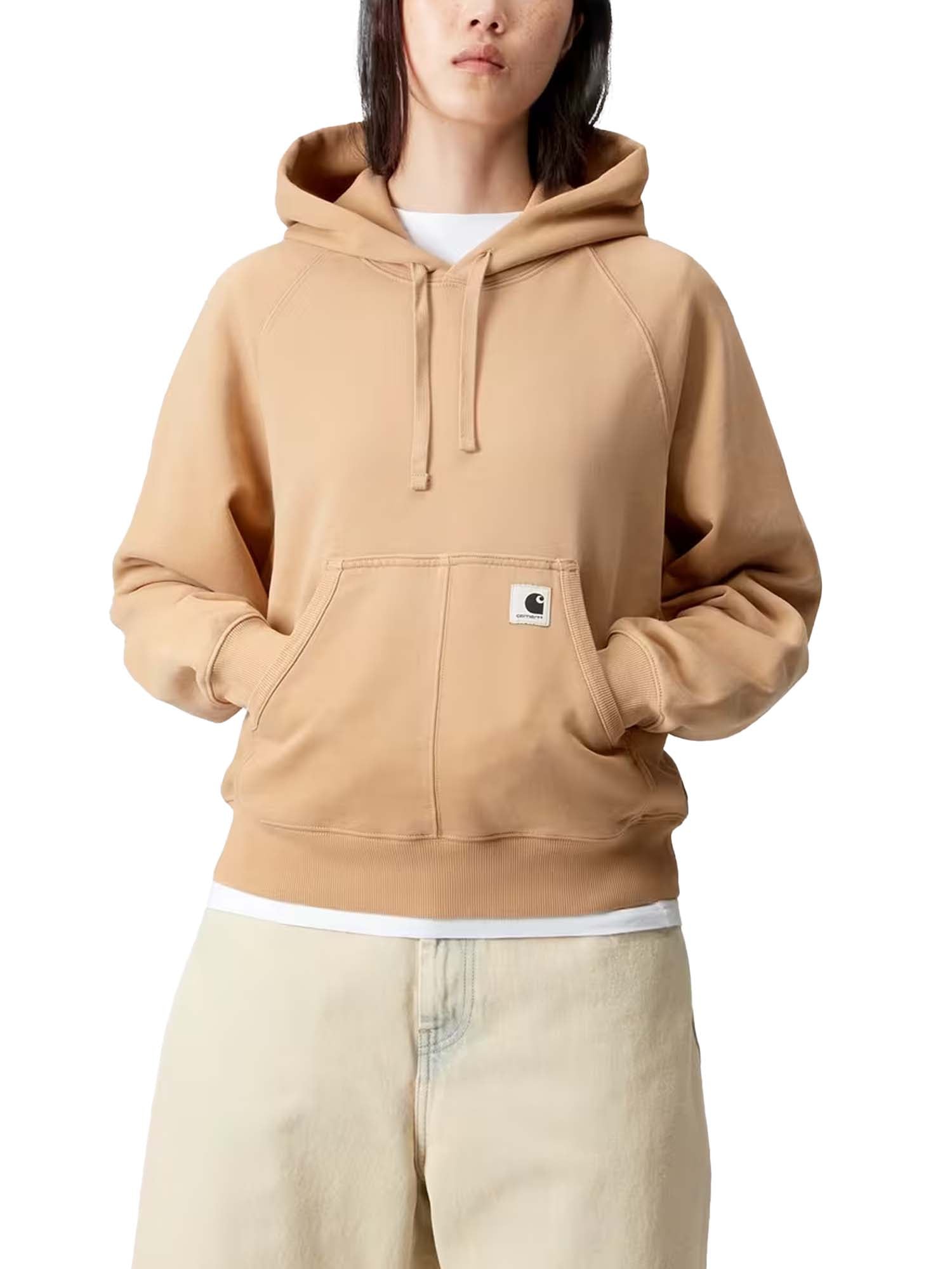 Carhartt Wip W’ Hooded Hudson Sweatshirt Beige