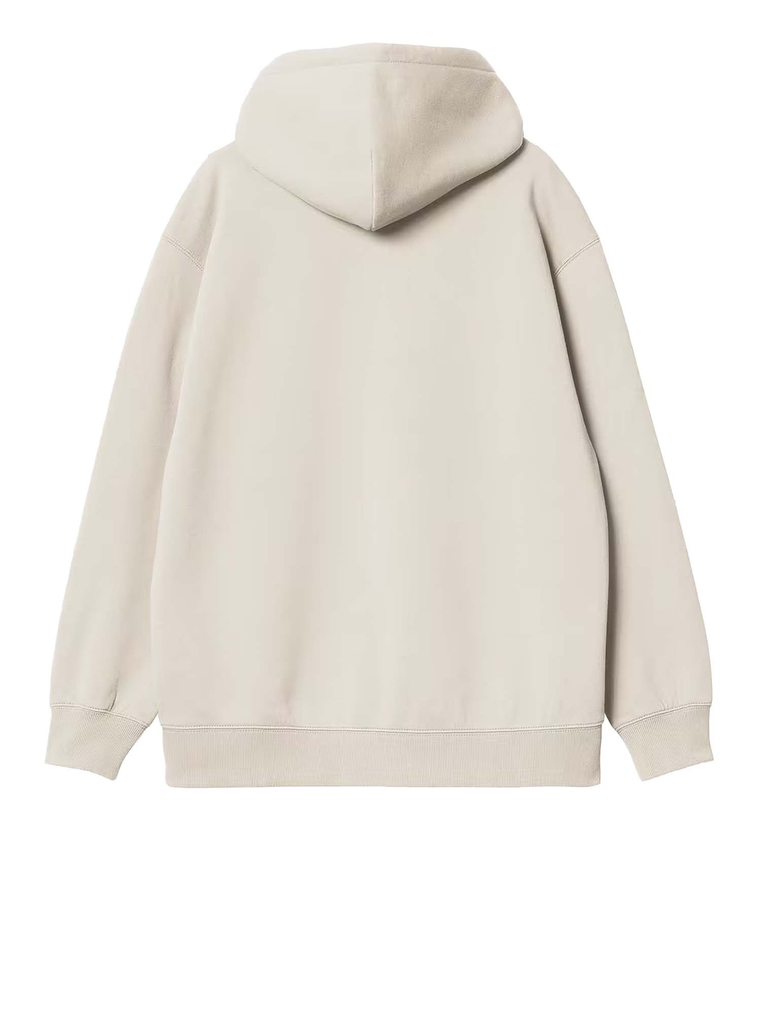 Carhartt Wip W' Hooded Carhartt Sweatshirt Beige