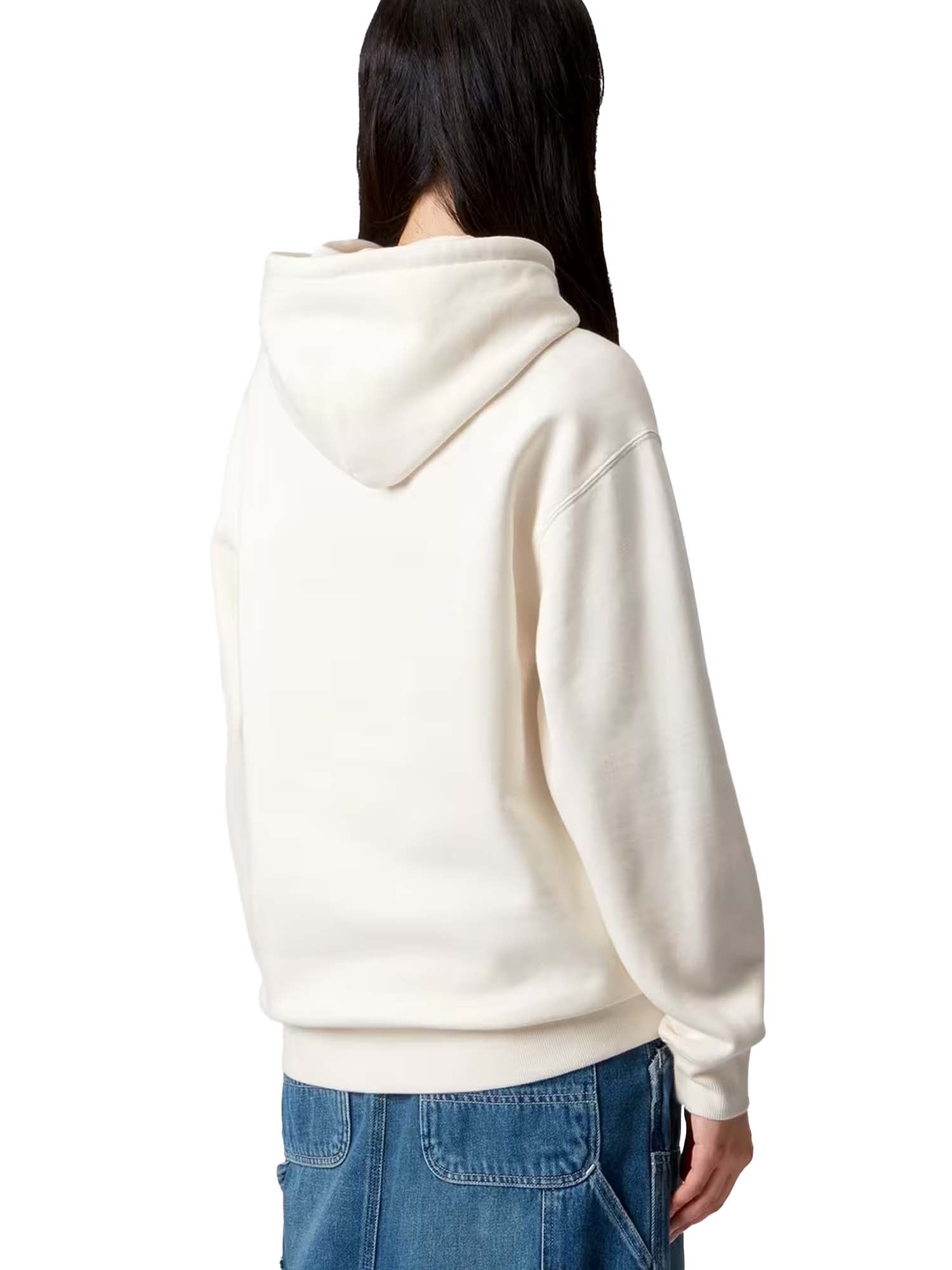 Carhartt Wip W' Hooded Carhartt Sweatshirt Beige