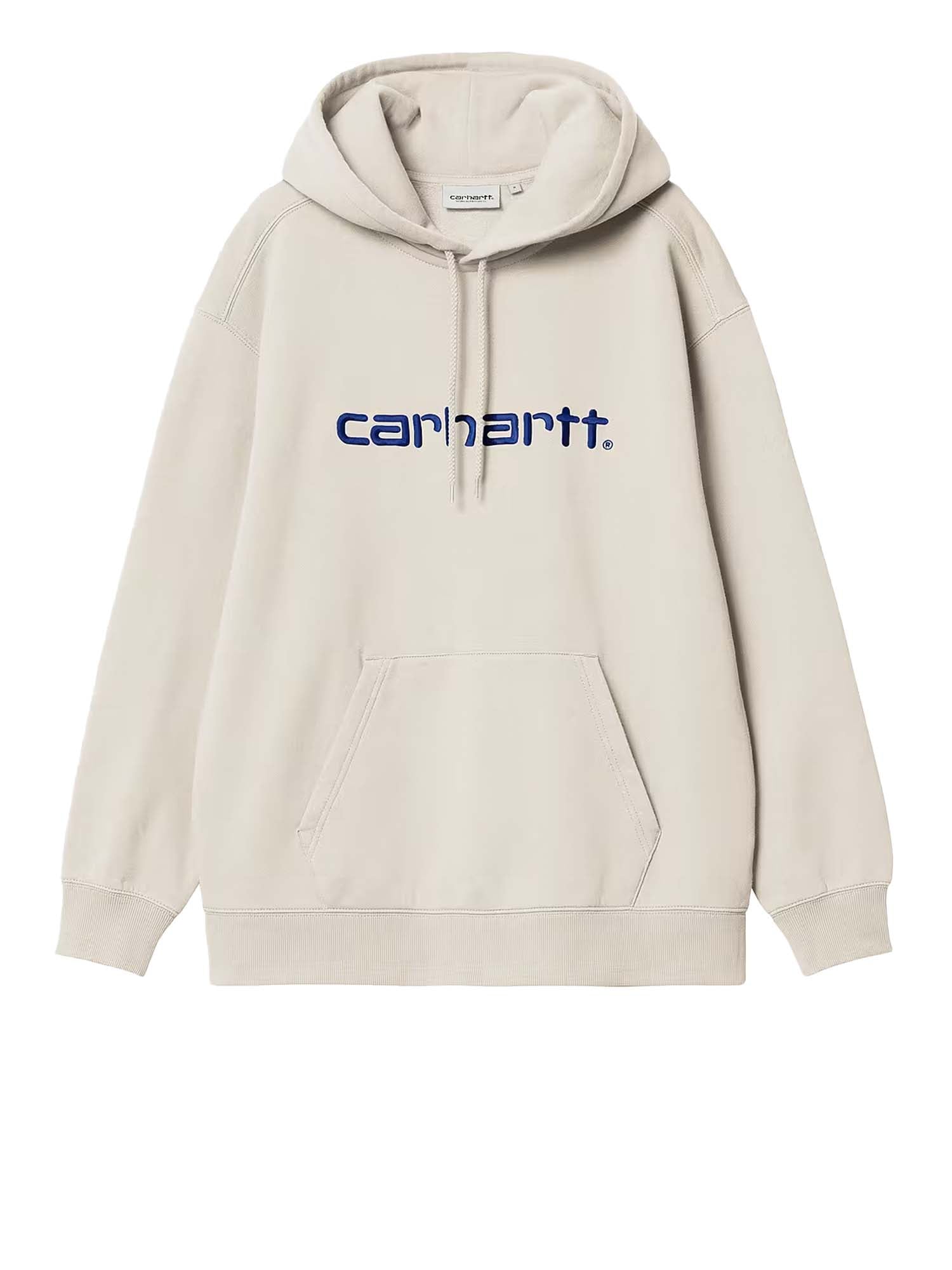 Carhartt Wip W' Hooded Carhartt Sweatshirt Beige