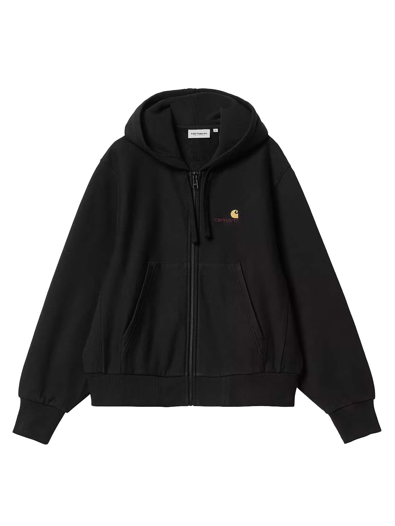 Carhartt Wip W' Hooded American Script Jacket Nero