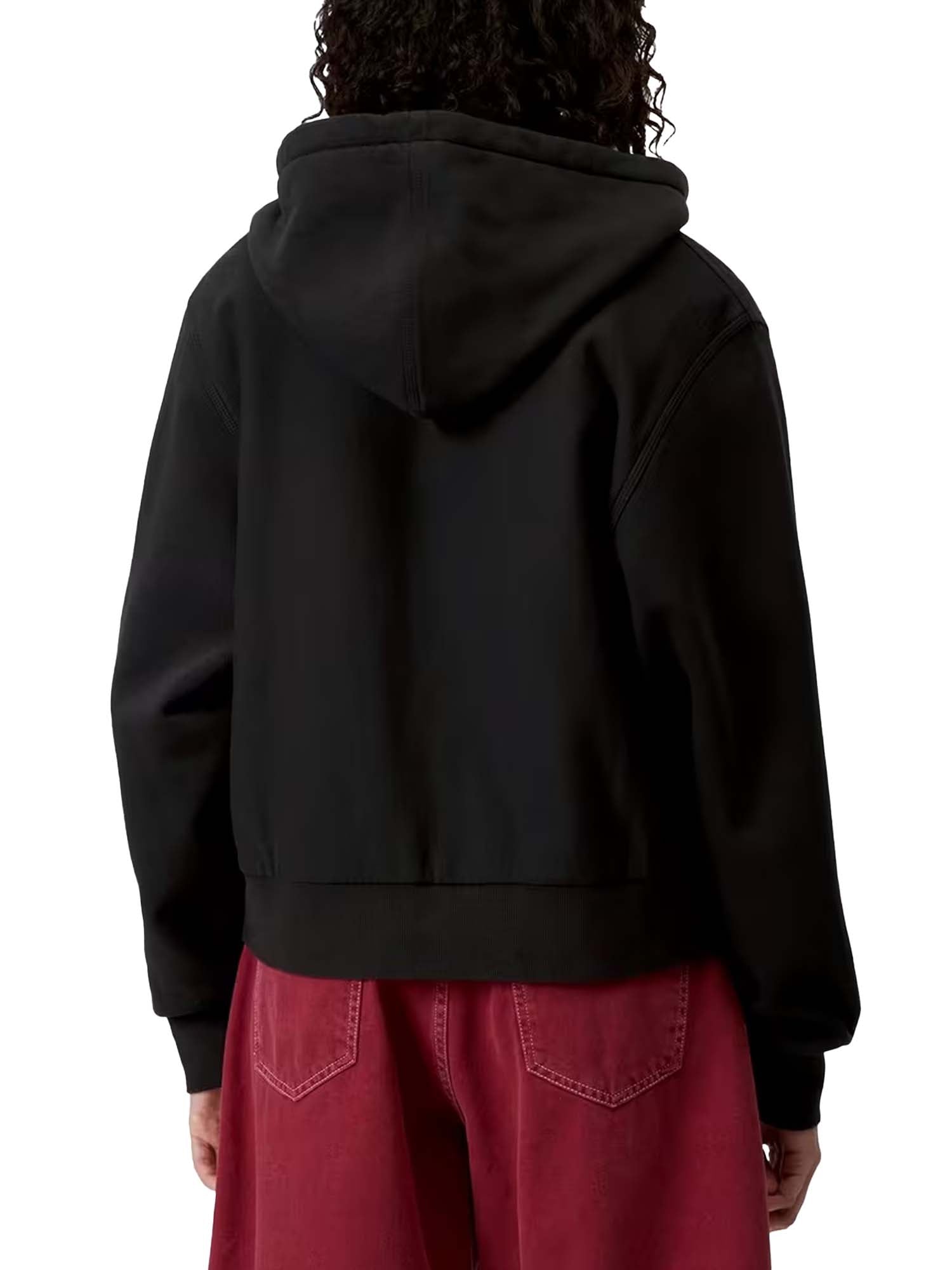 Carhartt Wip W' Hooded American Script Jacket Nero