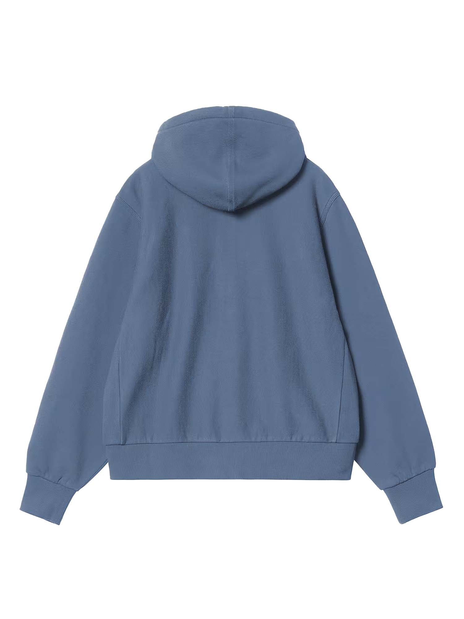 Carhartt Wip W' Hooded American Script Jacket Azzurro