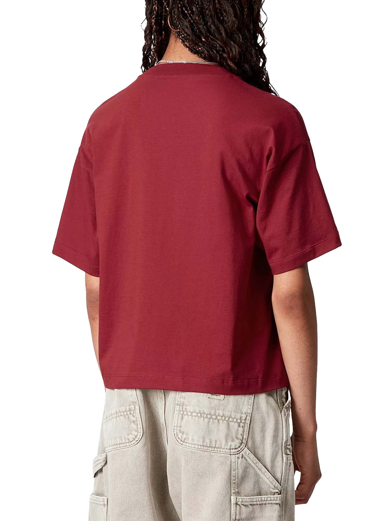 Carhartt Wip W' S/S Chester T-Shirt Rosso