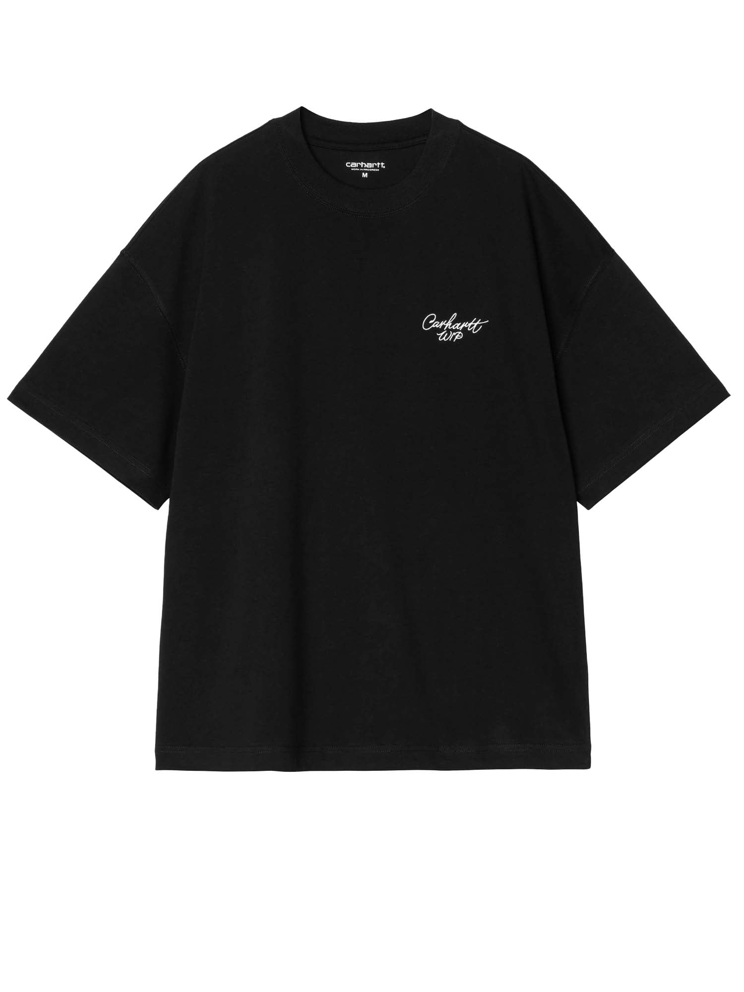 Carhartt Wip S/S Signature Script T-Shirt Nero