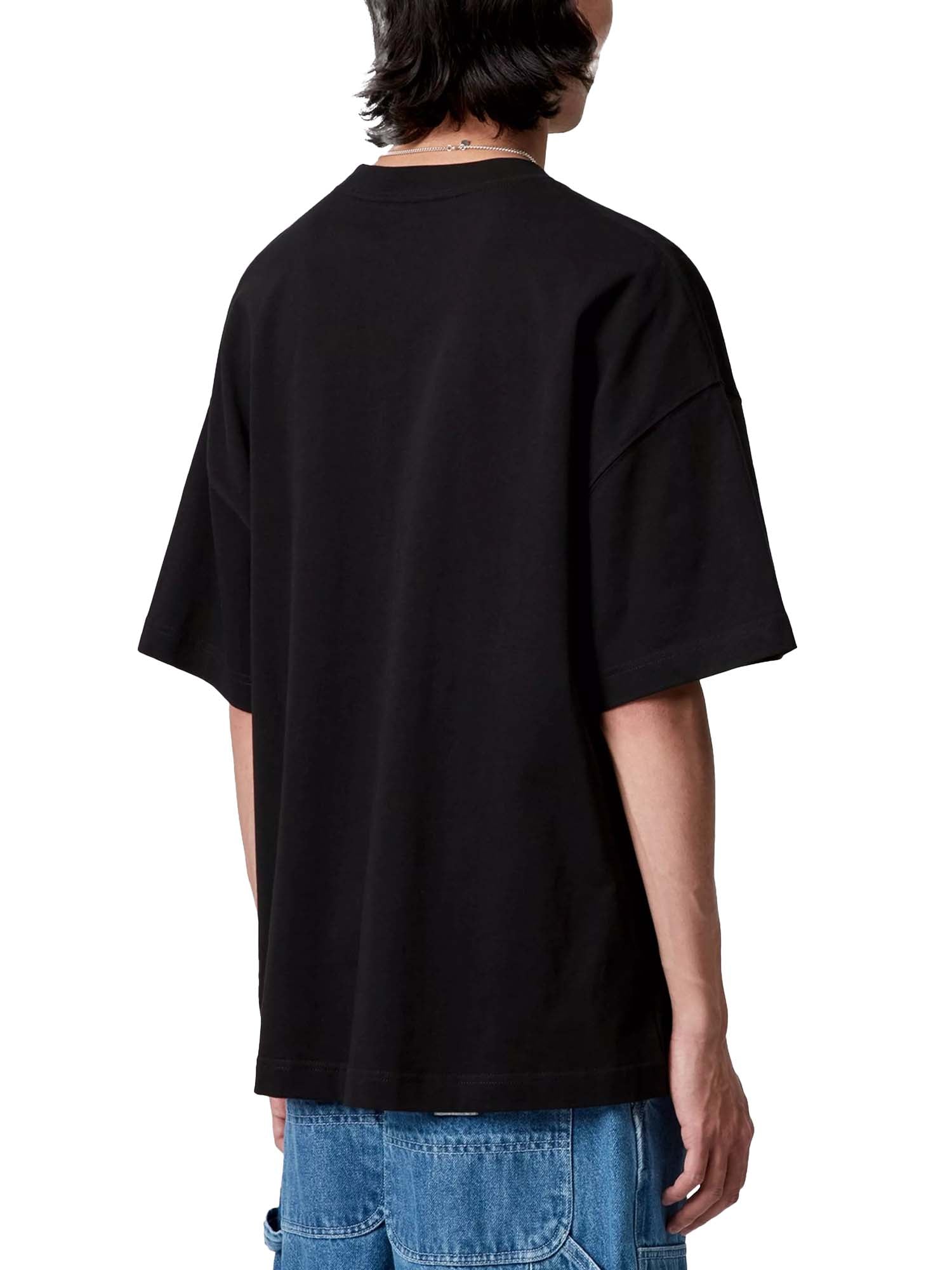 Carhartt Wip S/S Signature Script T-Shirt Nero