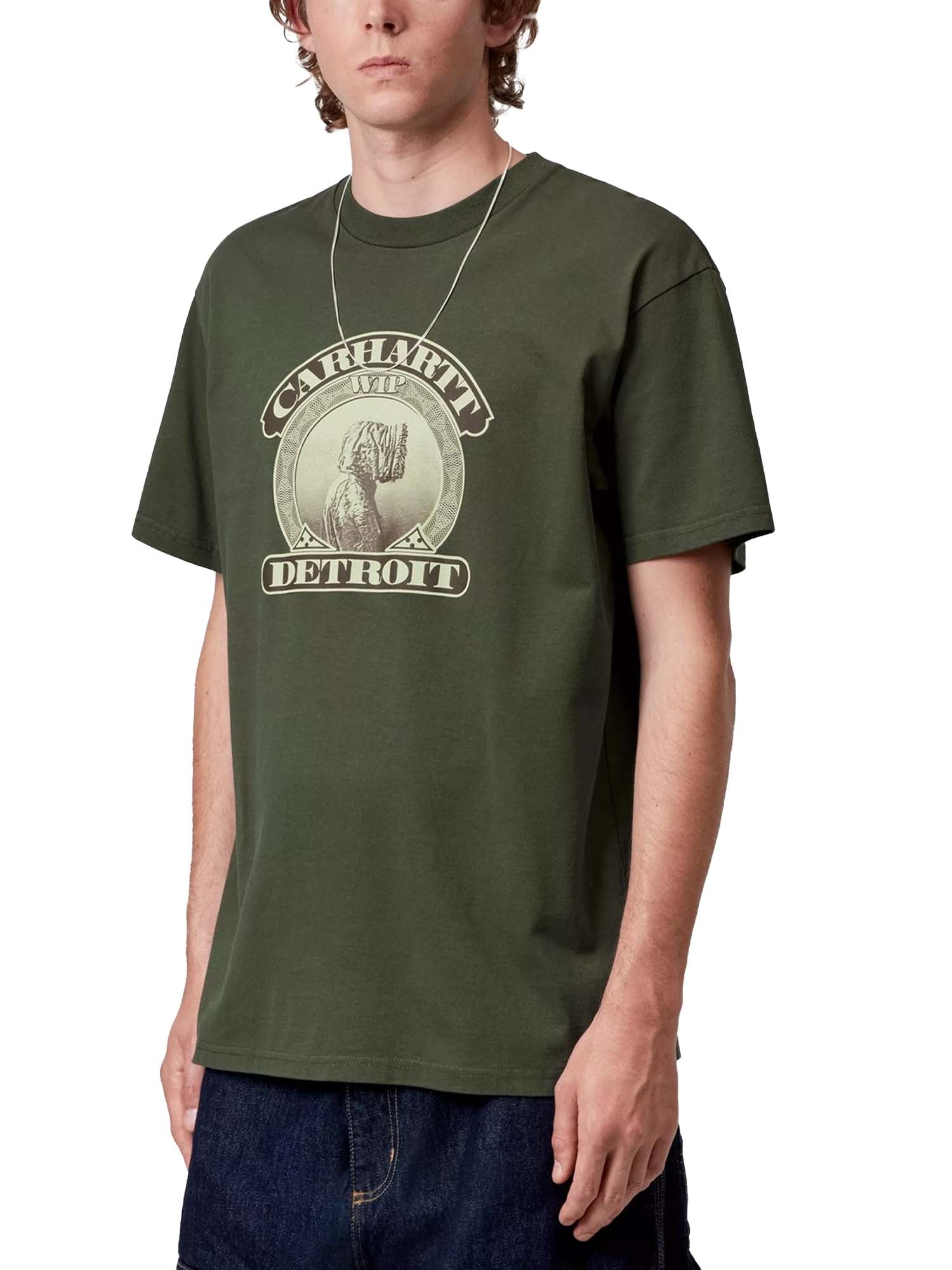 Carhartt Wip S/S Cold World T-Shirt Verde