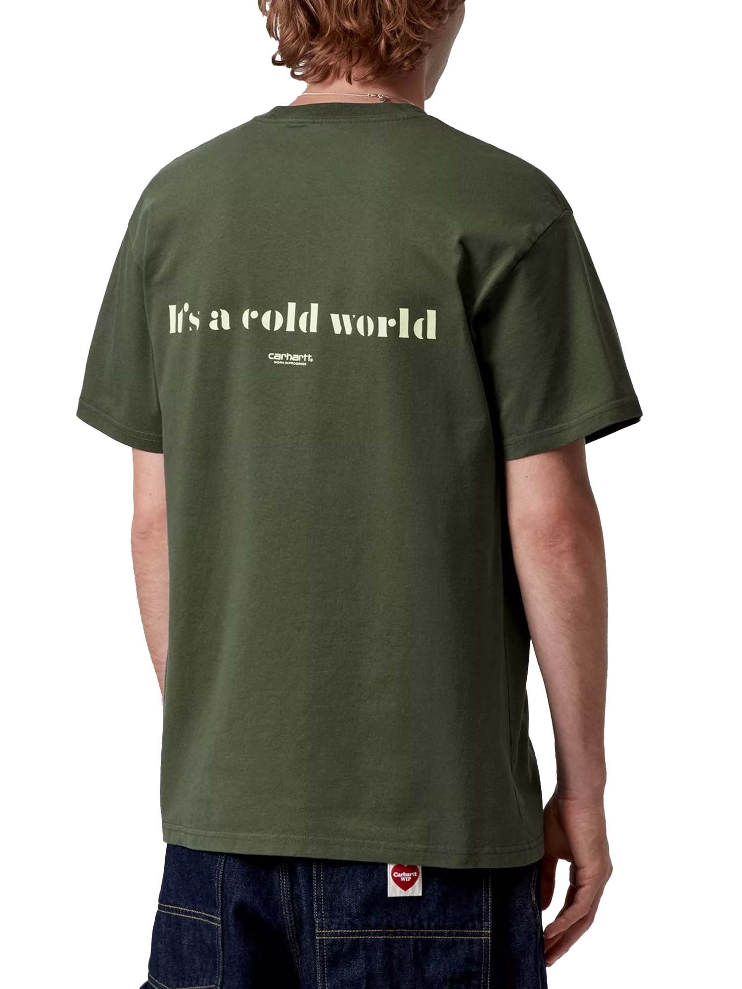 Carhartt Wip S/S Cold World T-Shirt Verde