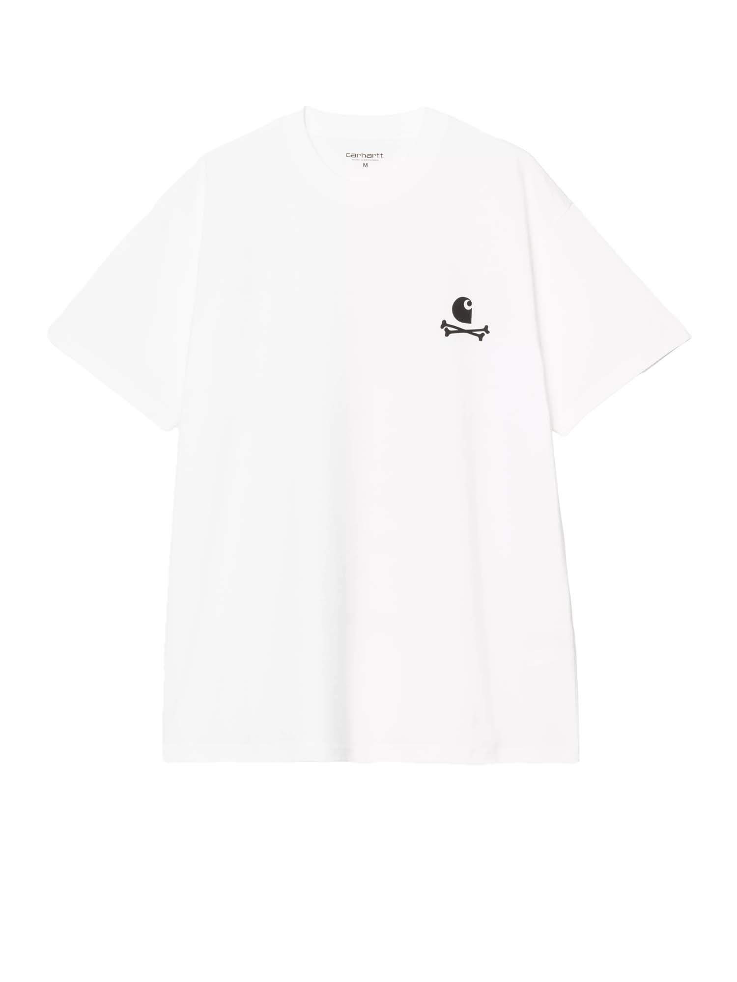 Carhartt Wip S/S C Logo Archive T-Shirt Bianco