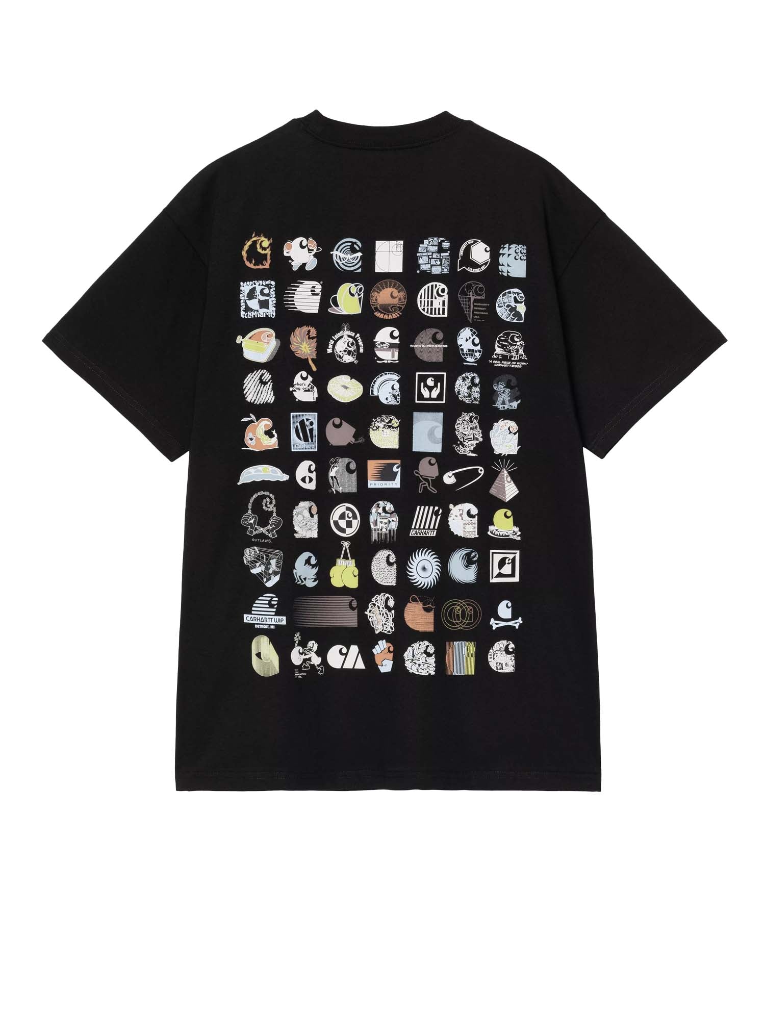 Carhartt Wip S/S C Logo Archive T-Shirt Nero
