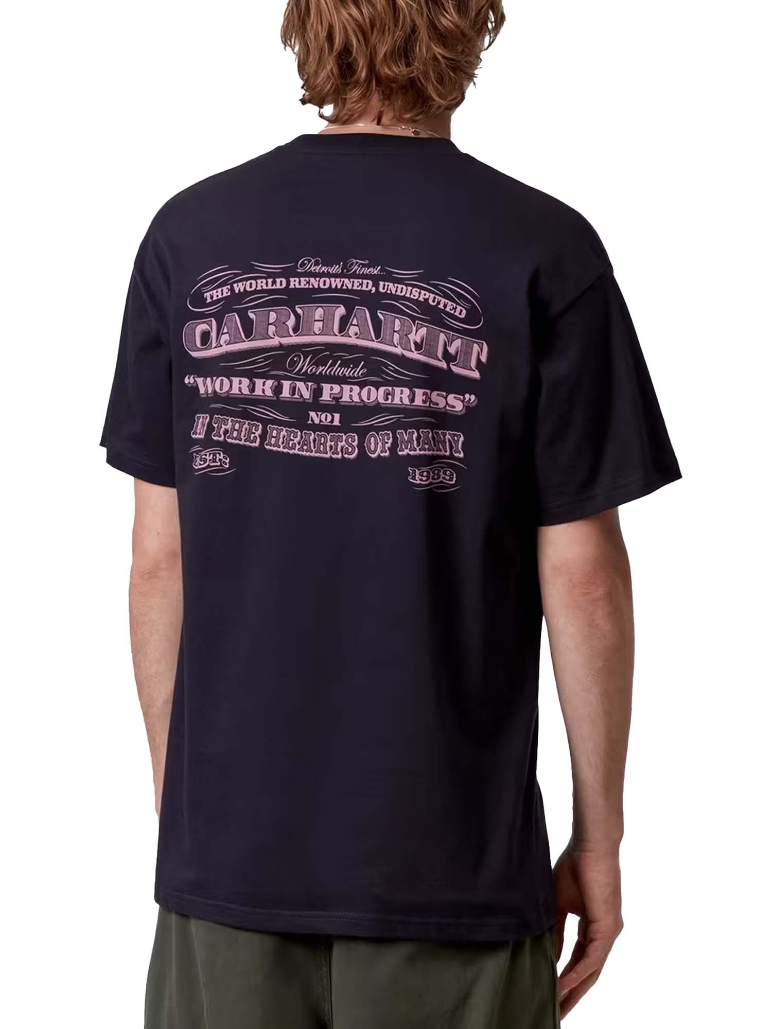 Carhartt Wip S/S 3 One 3 T-Shirt Blu