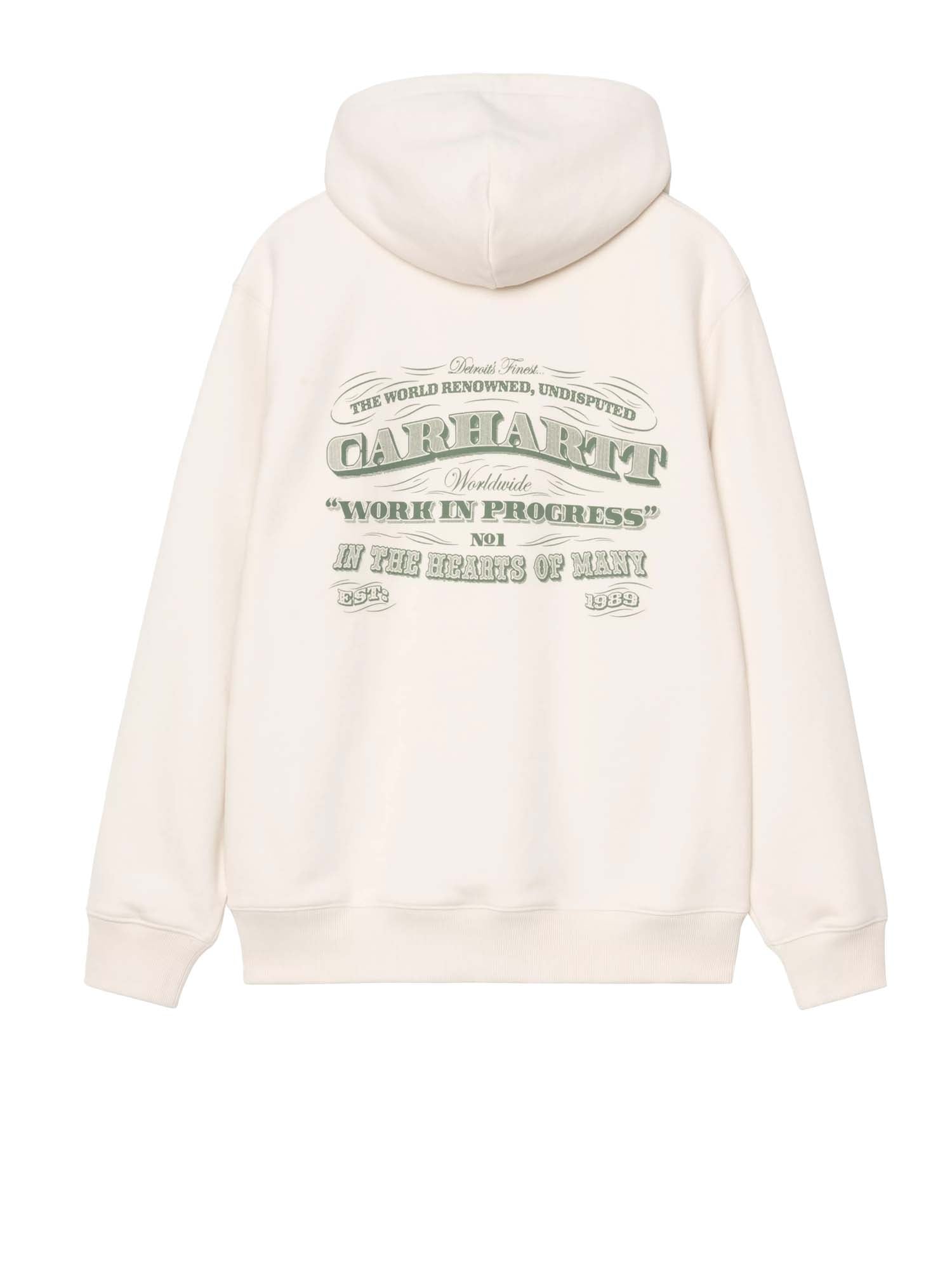 Carhartt Wip Hooded 3 One 3 Sweatshirt Bianco