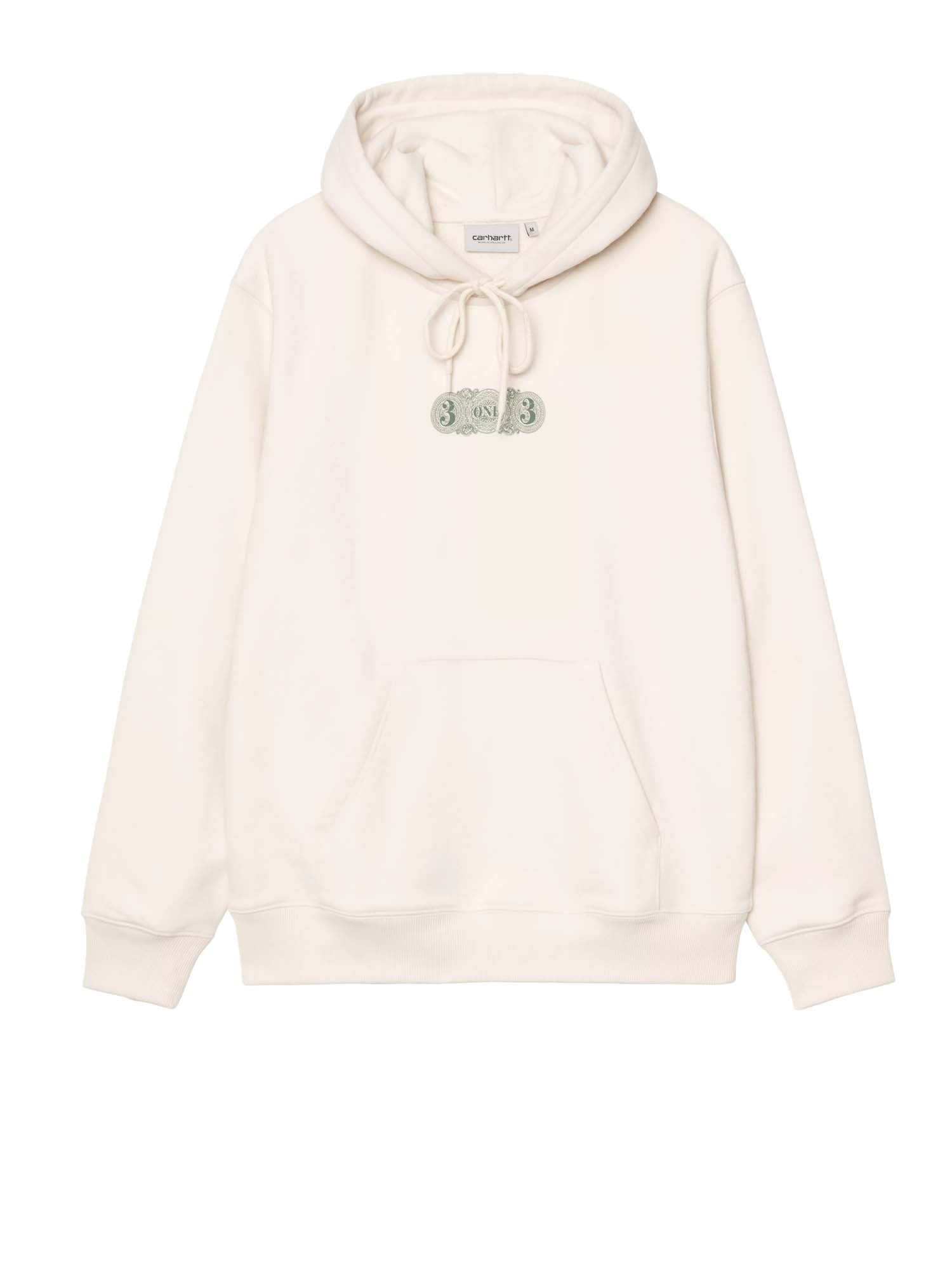 Carhartt Wip Hooded 3 One 3 Sweatshirt Bianco